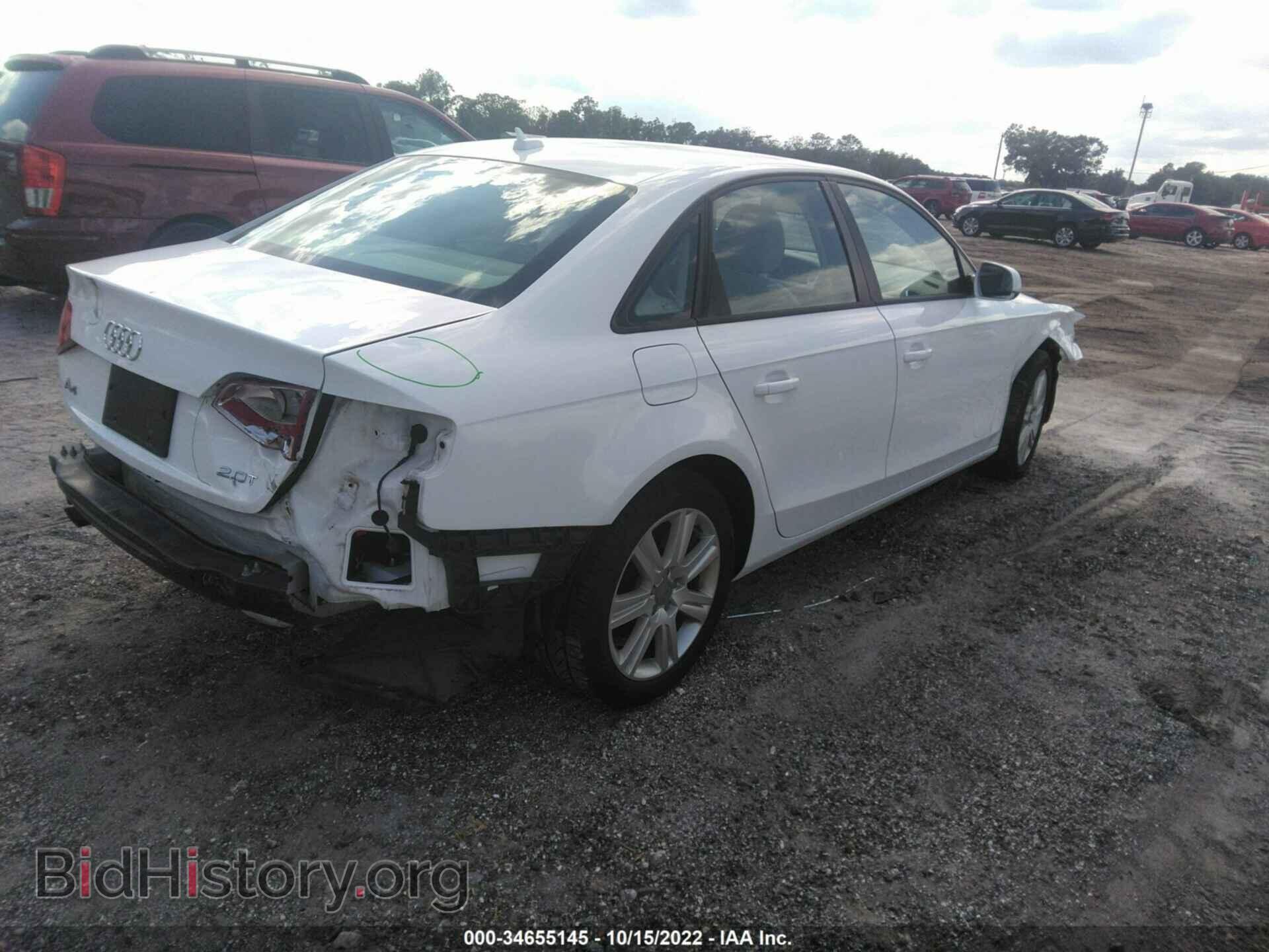 2011 AUDI A4 - VIN: WAUAFAFL3BN044524 - Фото 4