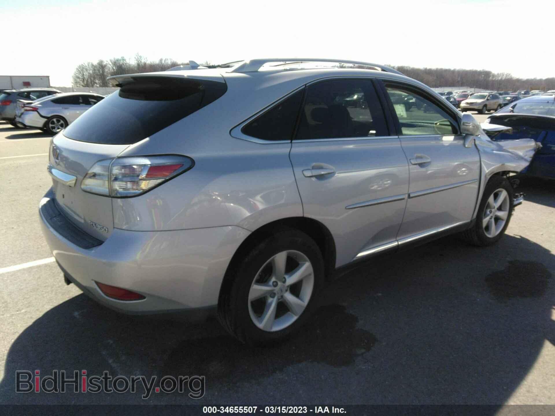 2010 LEXUS RX 350 - VIN: 2T2BK1BA4AC079464 - Фото 4