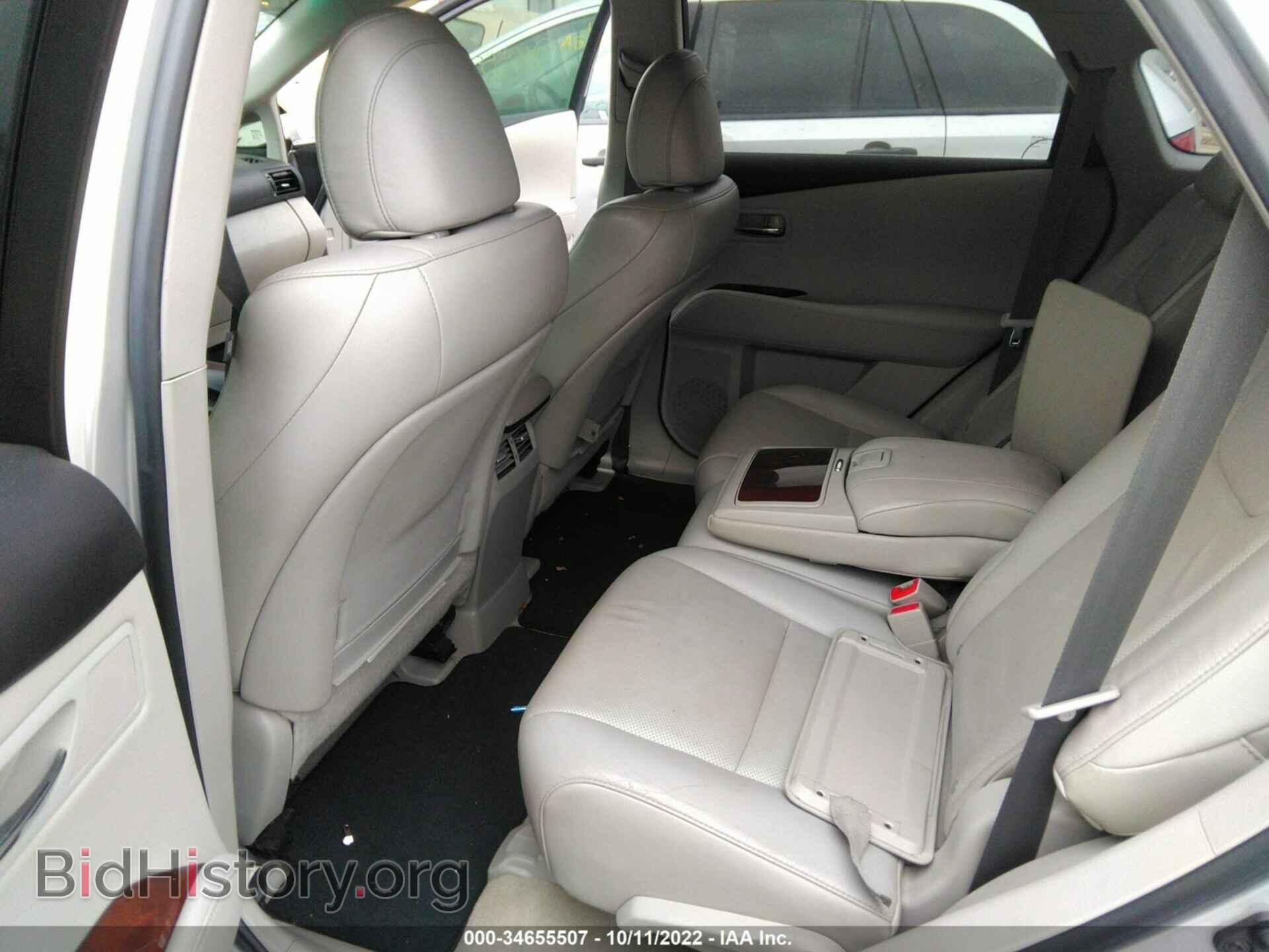 2010 LEXUS RX 350 - VIN: 2T2BK1BA4AC079464 - Фото 8