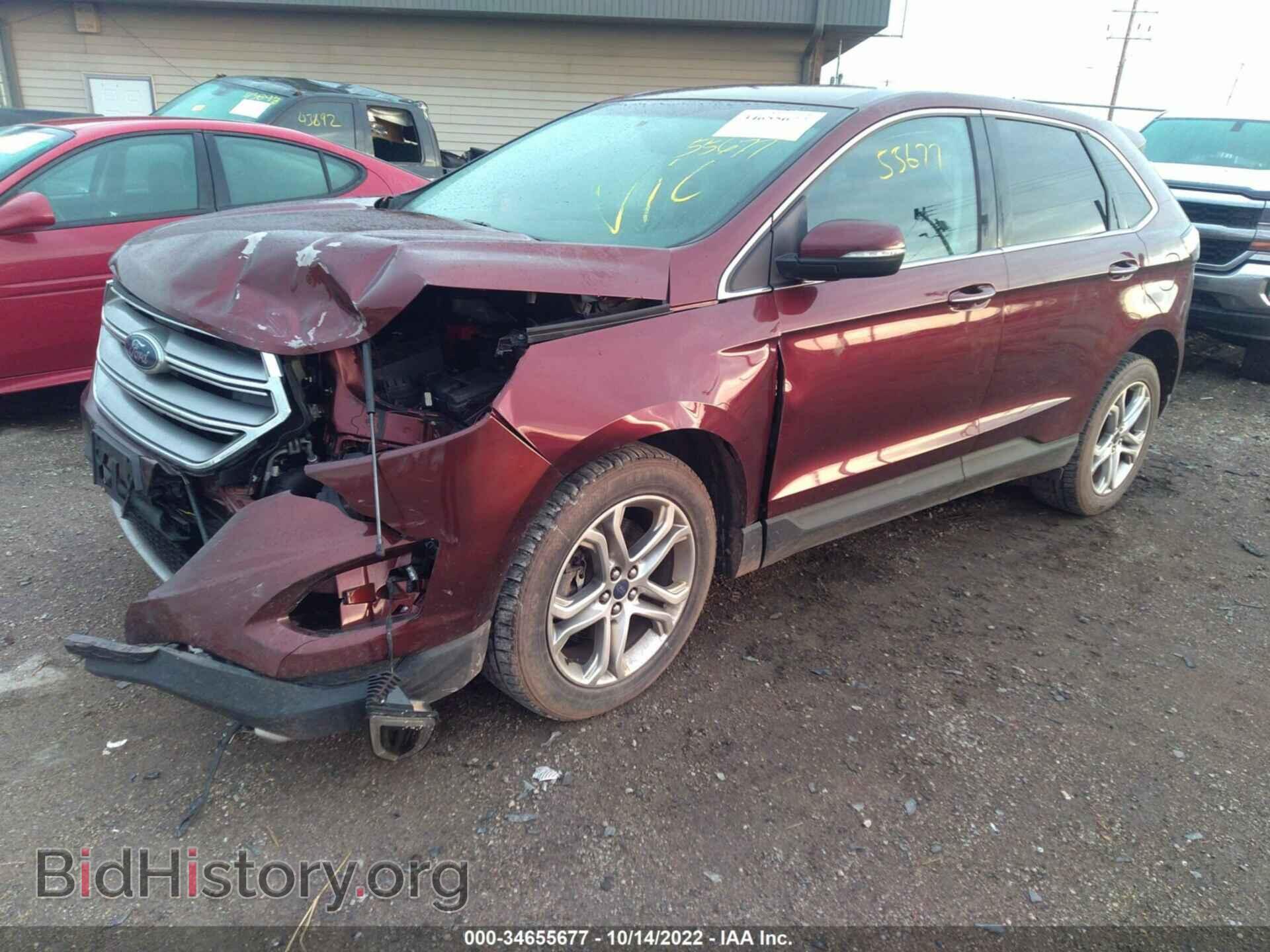2015 FORD EDGE - VIN: 2FMTK4K94FBC17502 - Photo 2
