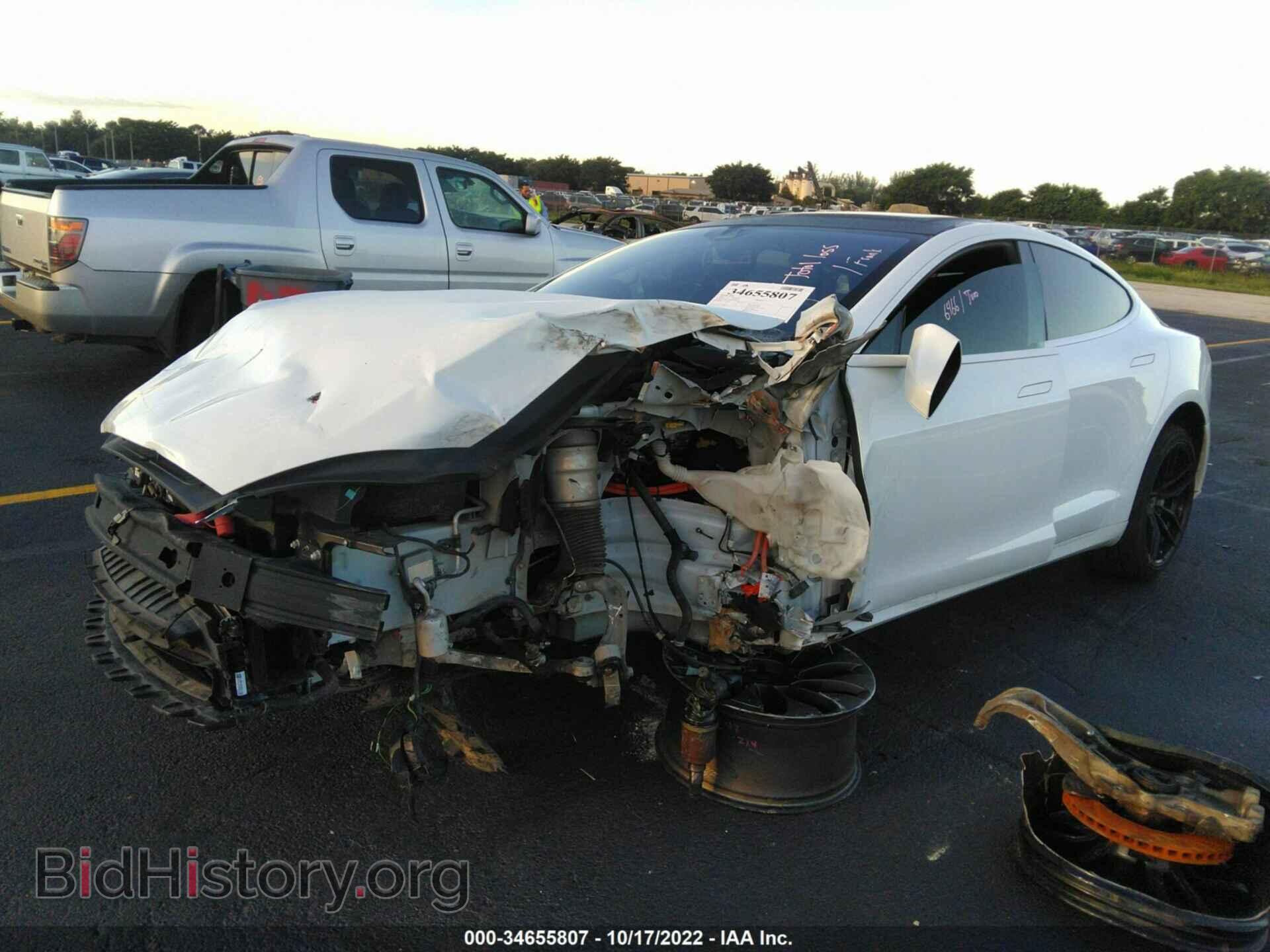 2015 TESLA MODEL S - VIN: 5YJSA1V48FF098339 - Фото 2