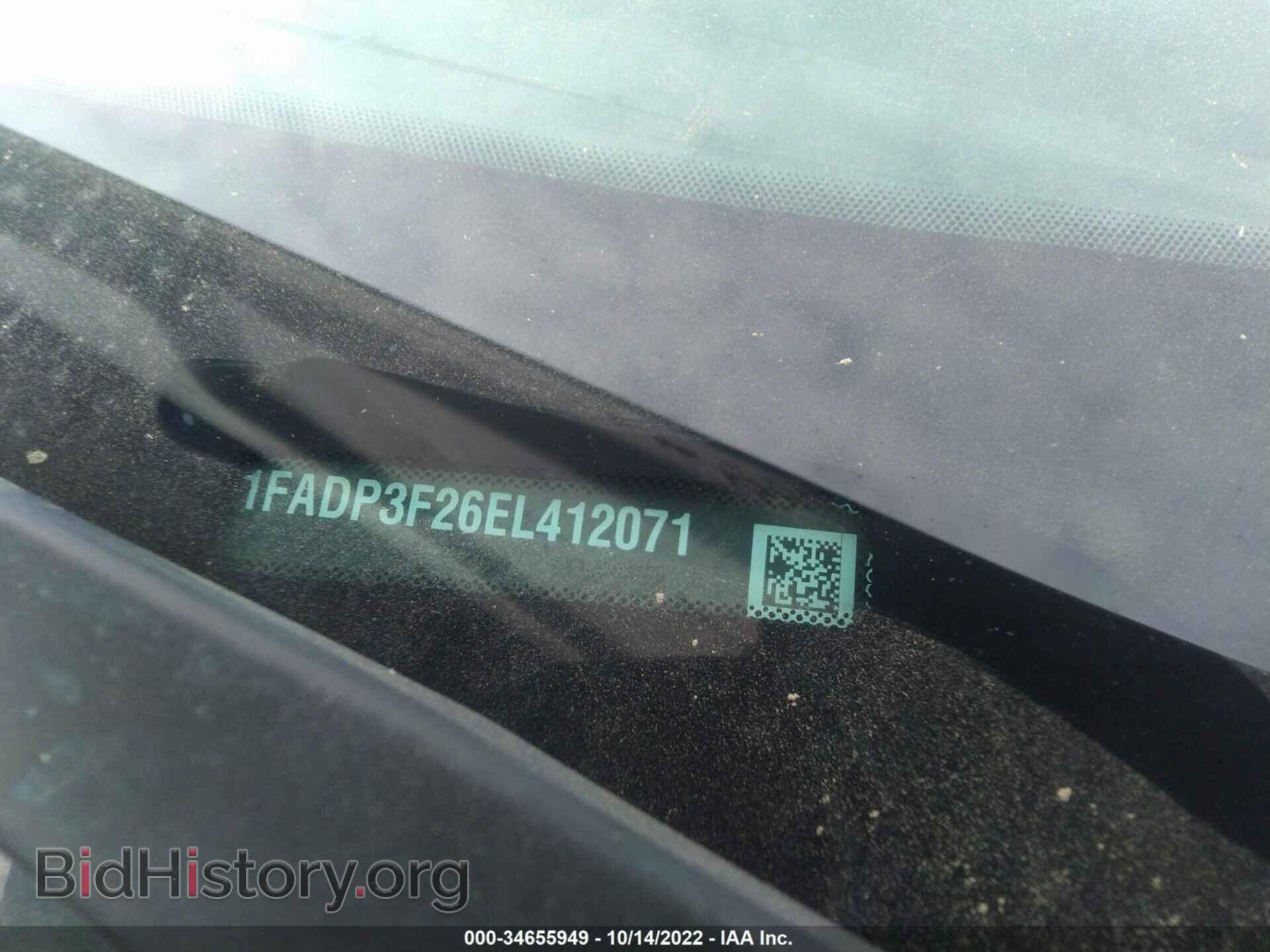 2014 FORD FOCUS - VIN: 1FADP3F26EL412071 - Фото 9