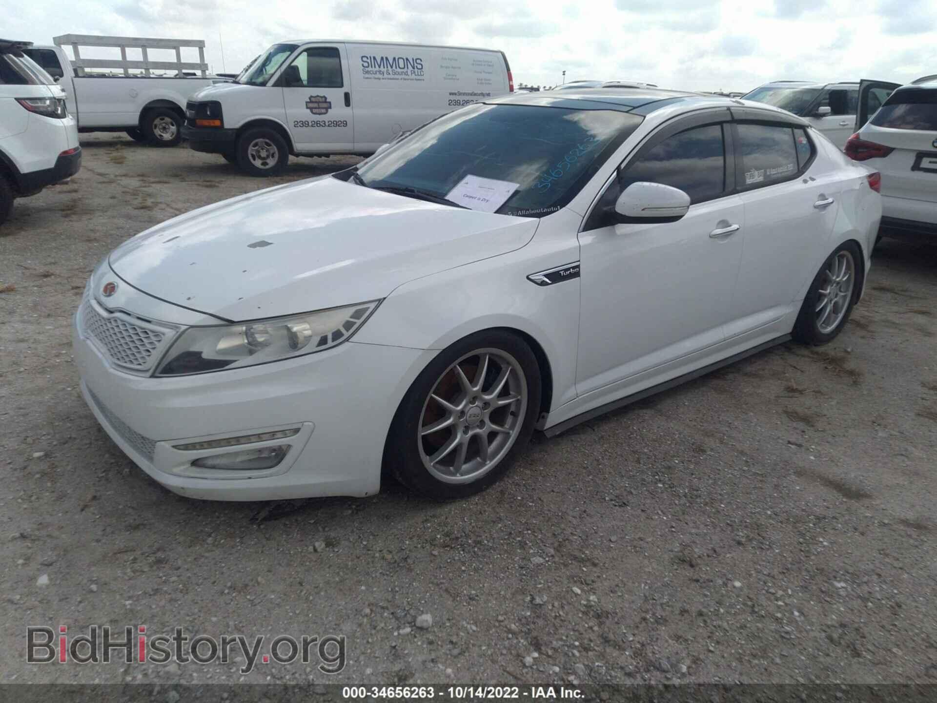 2012 KIA OPTIMA - VIN: 5XXGR4A60CG008925 - Фото 2
