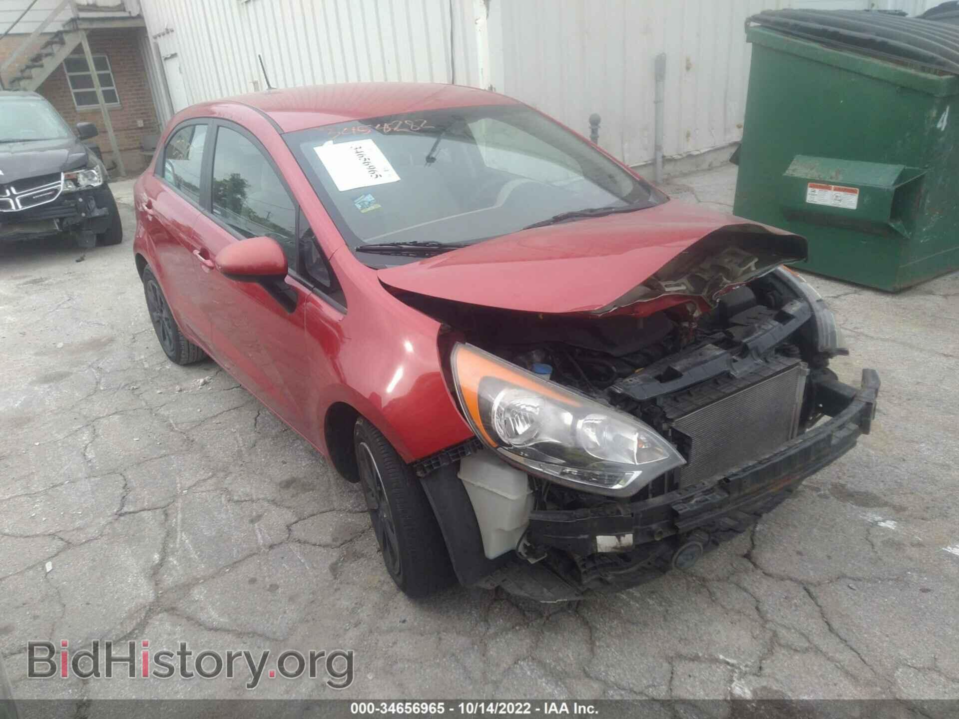 Photo KNADM5A35D6110392 - KIA RIO 2013