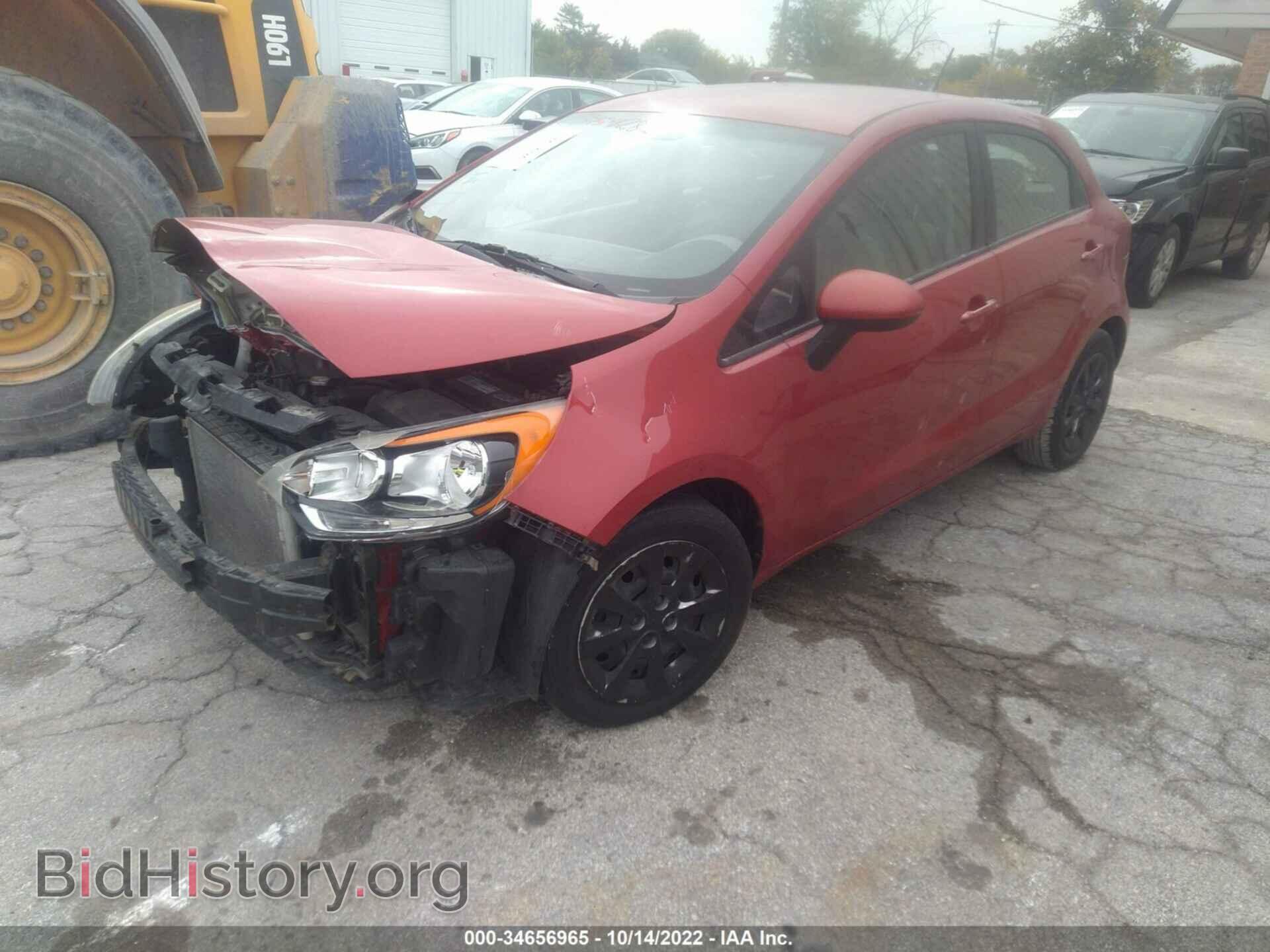 2013 KIA RIO - VIN: KNADM5A35D6110392 - Фото 2