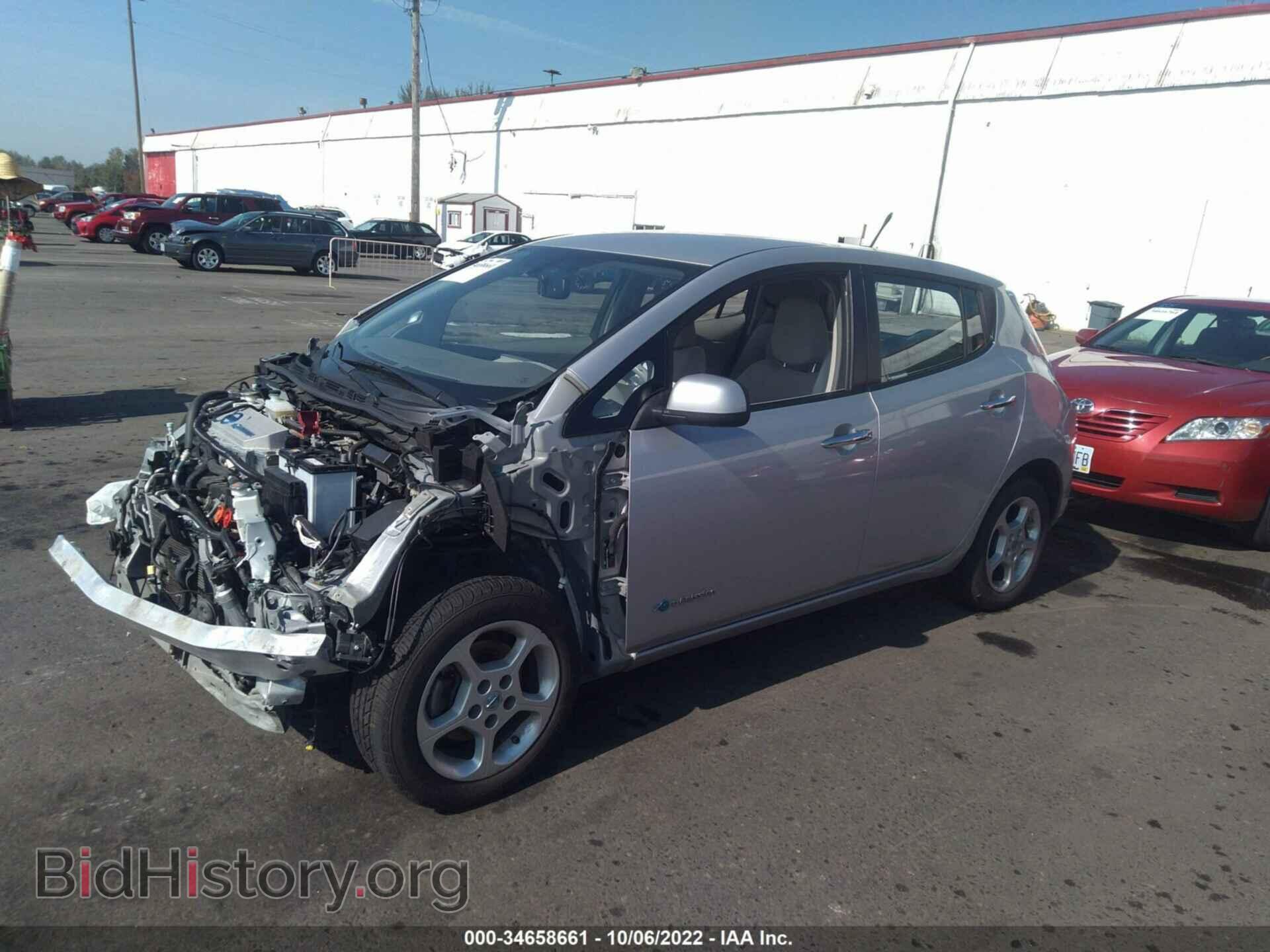 2012 NISSAN LEAF - VIN: JN1AZ0CP8CT016083 - Фото 2