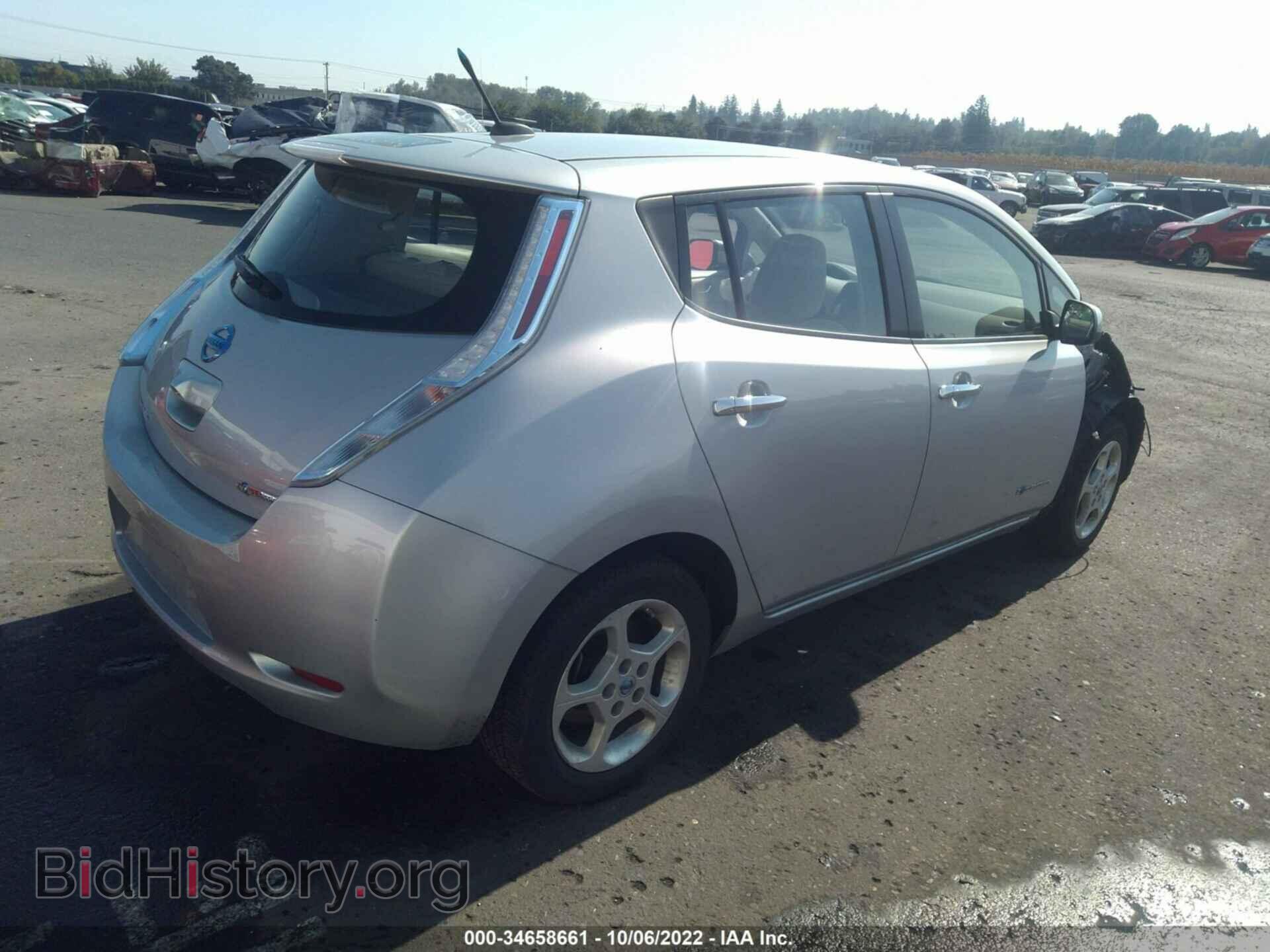 2012 NISSAN LEAF - VIN: JN1AZ0CP8CT016083 - Фото 4