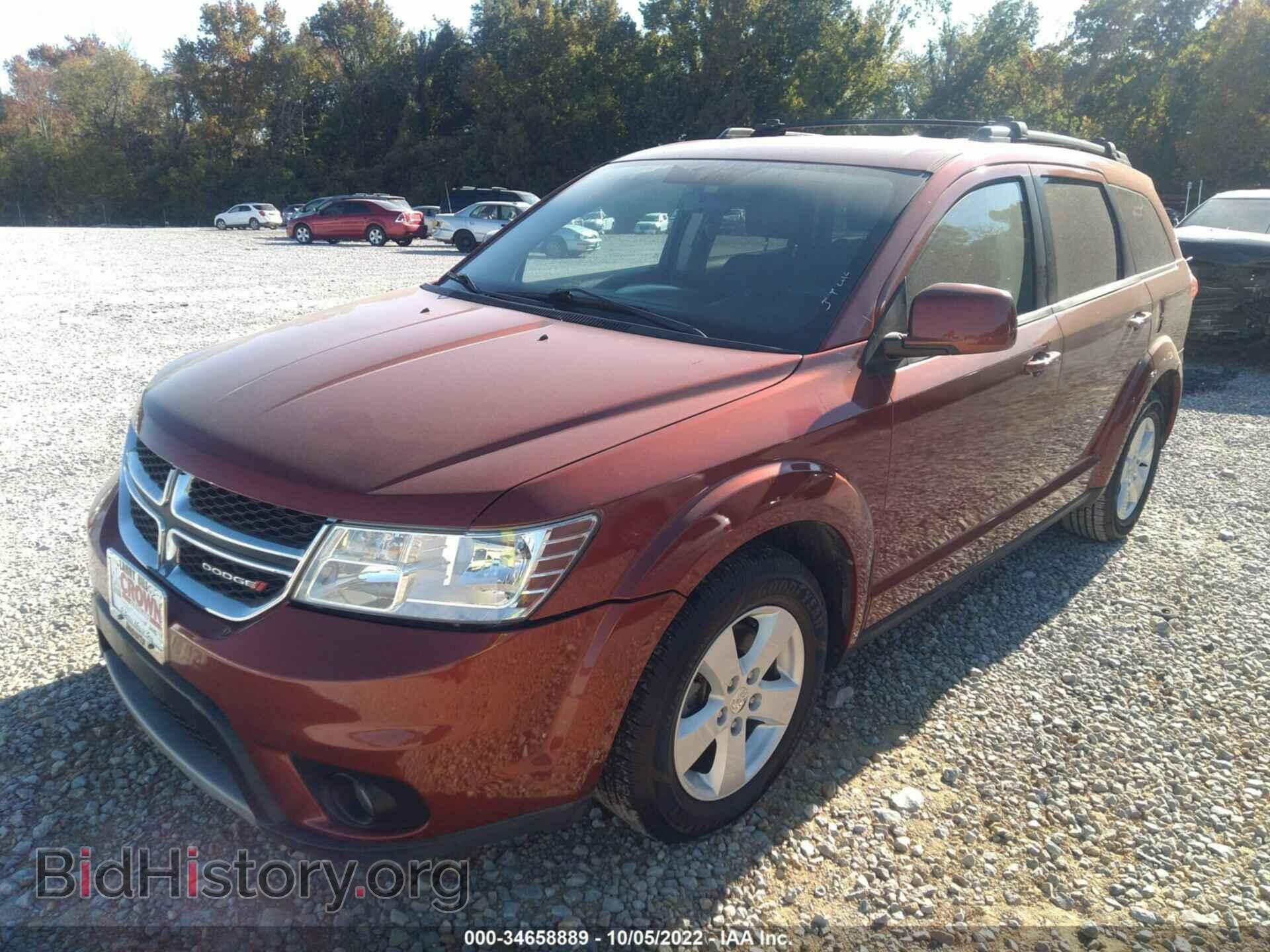 2012 DODGE JOURNEY - VIN: 3C4PDCBB2CT362695 - Фото 2