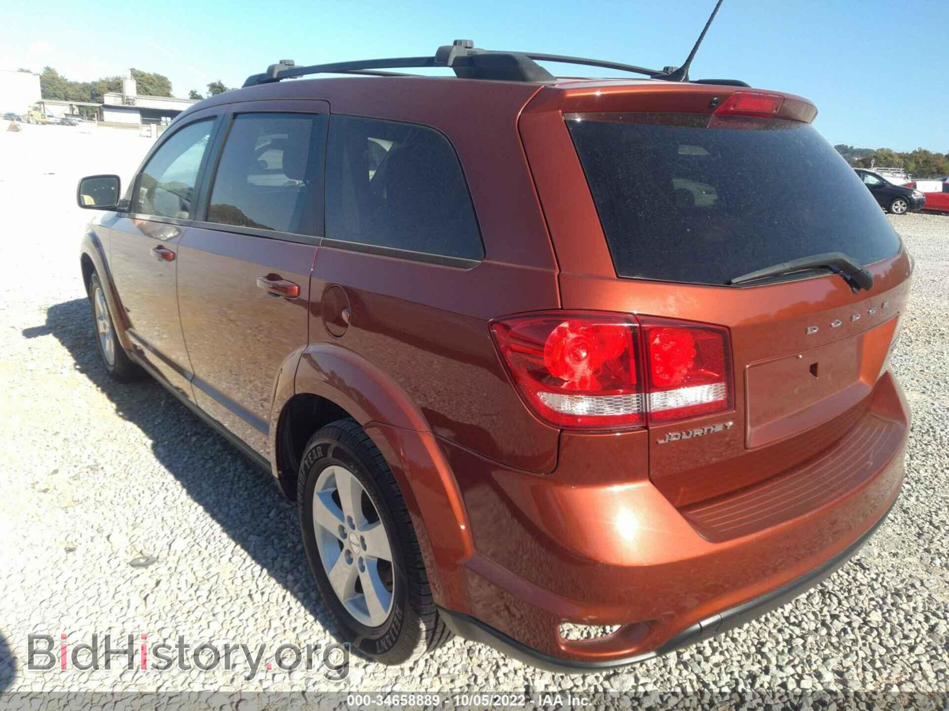 2012 DODGE JOURNEY - VIN: 3C4PDCBB2CT362695 - Фото 3