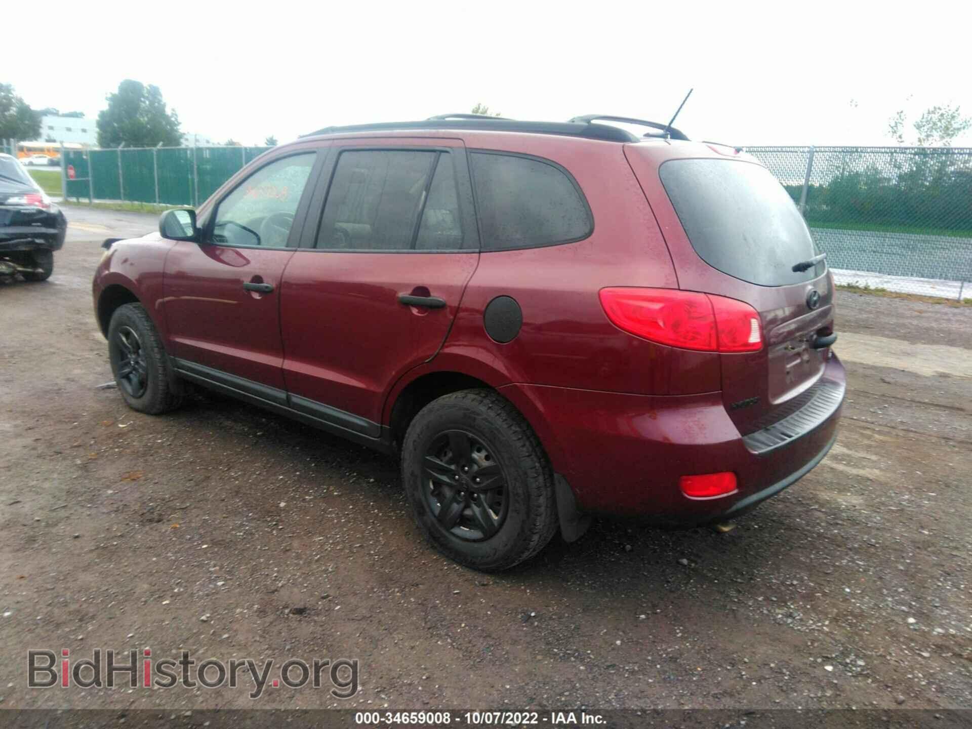 2009 HYUNDAI SANTA FE - VIN: 5NMSG73D89H283563 - Фото 3