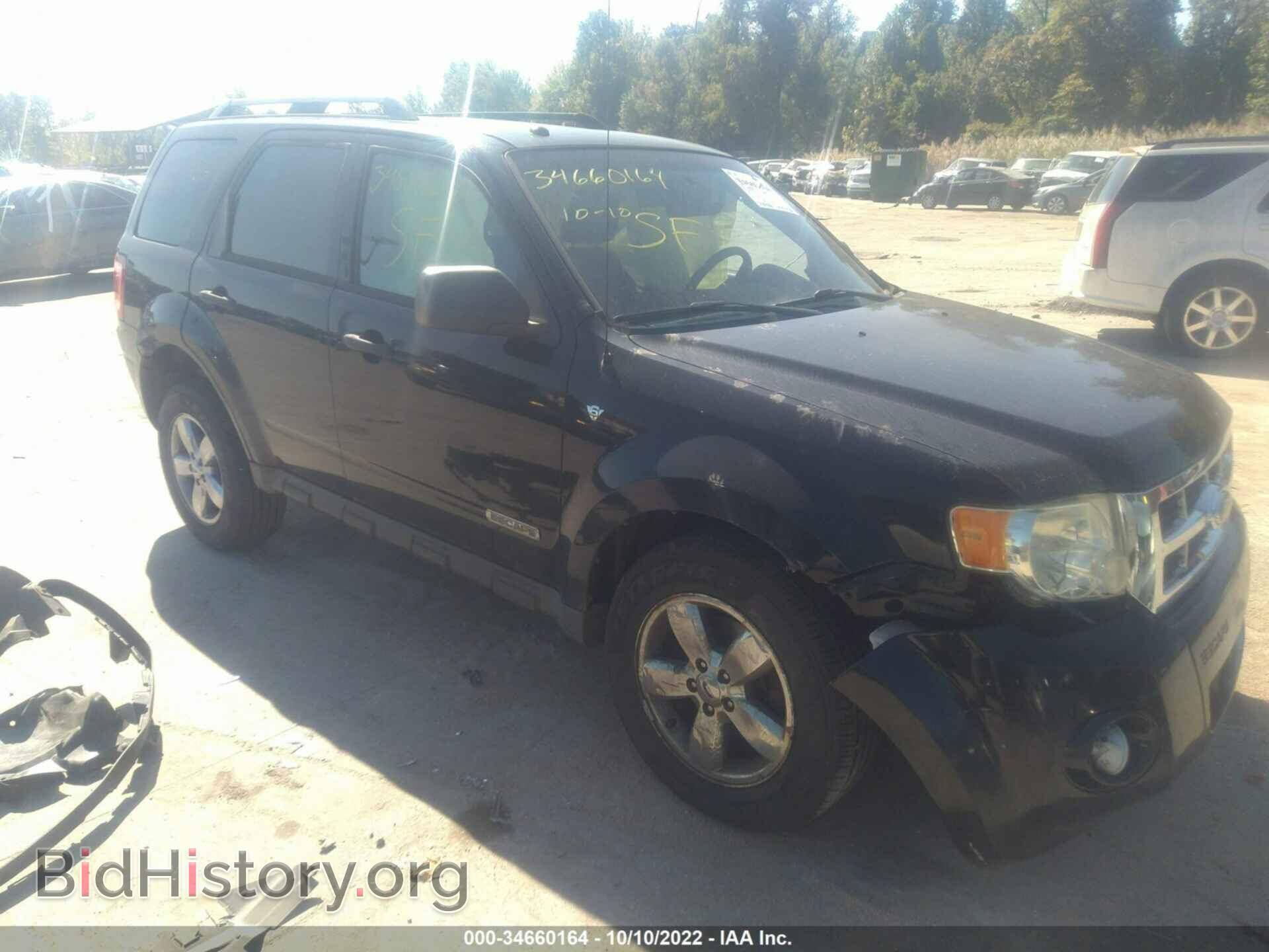 Photo 1FMCU93148KB10250 - FORD ESCAPE 2008