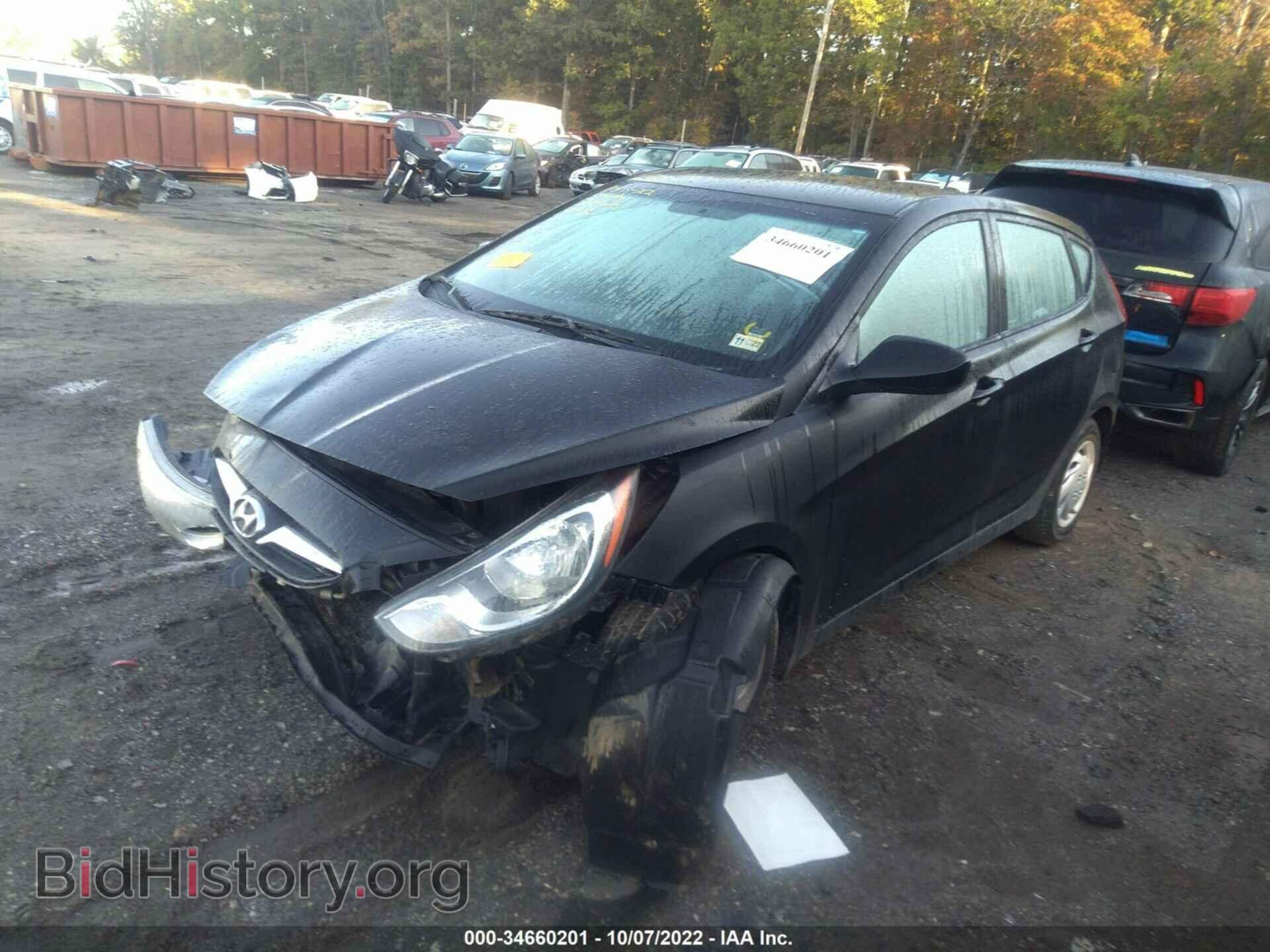 2013 HYUNDAI ACCENT - VIN: KMHCT5AE0DU105109 - Фото 2