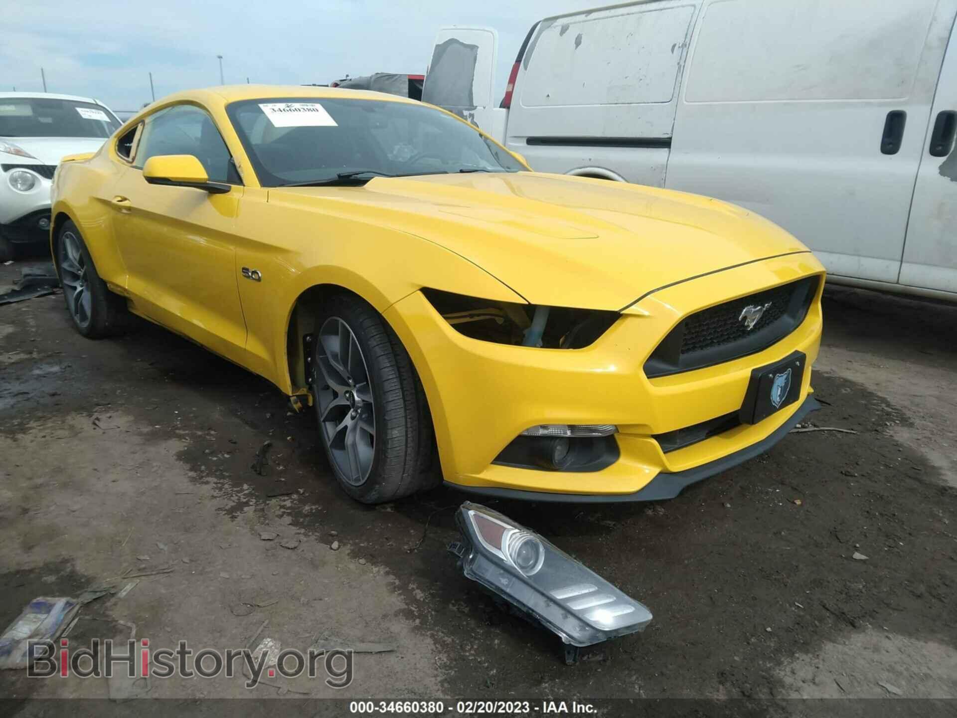 Фотография 1FA6P8CF5G5266010 - FORD MUSTANG 2016
