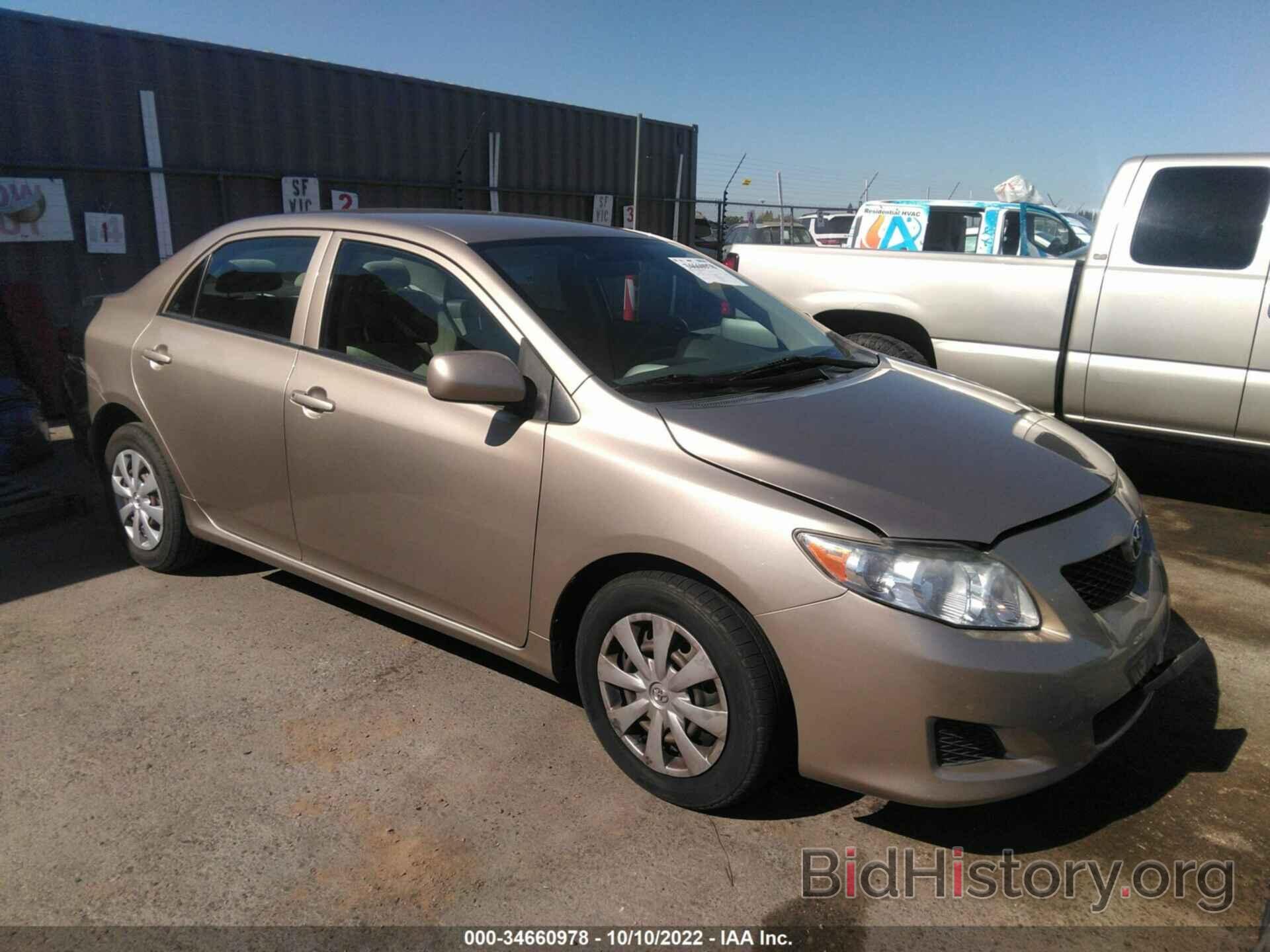 Photo 1NXBU40EX9Z049160 - TOYOTA COROLLA 2009