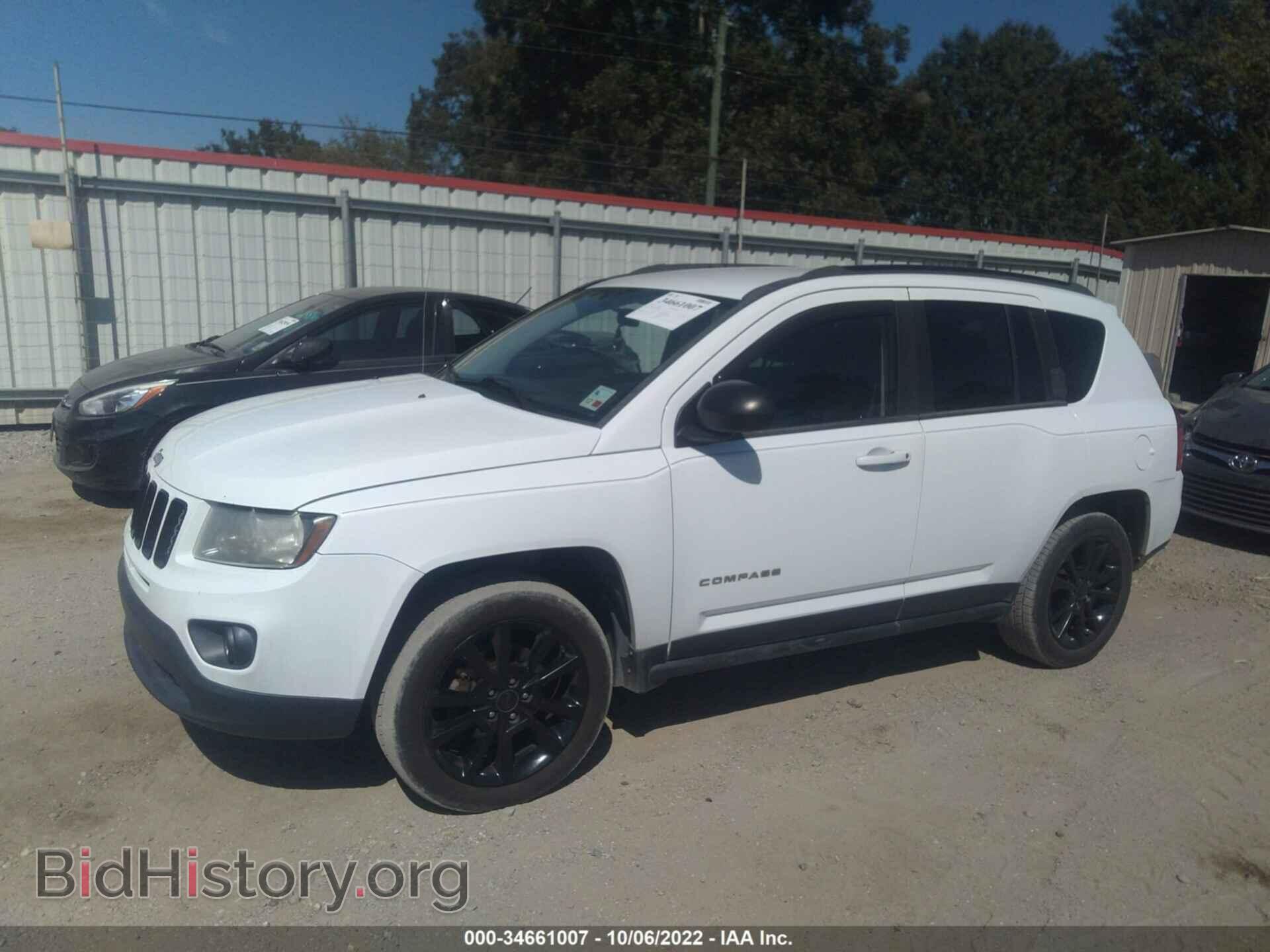 2013 JEEP COMPASS - VIN: 1C4NJDEB6DD167501 - Фото 2