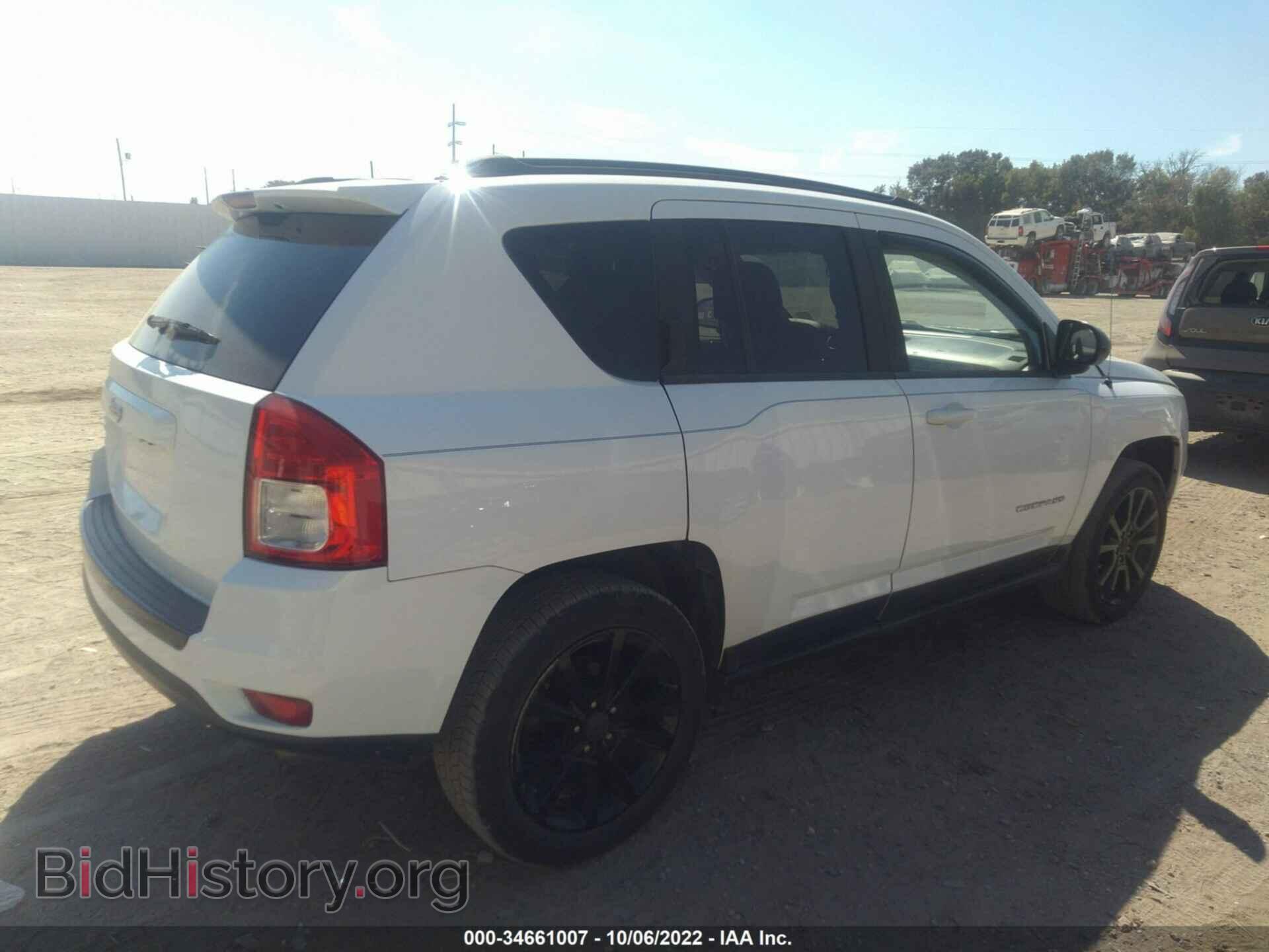 2013 JEEP COMPASS - VIN: 1C4NJDEB6DD167501 - Фото 4