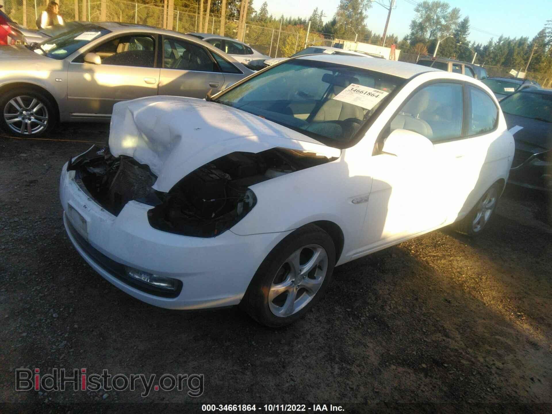 2007 HYUNDAI ACCENT - VIN: KMHCN36C57U009163 - Фото 2