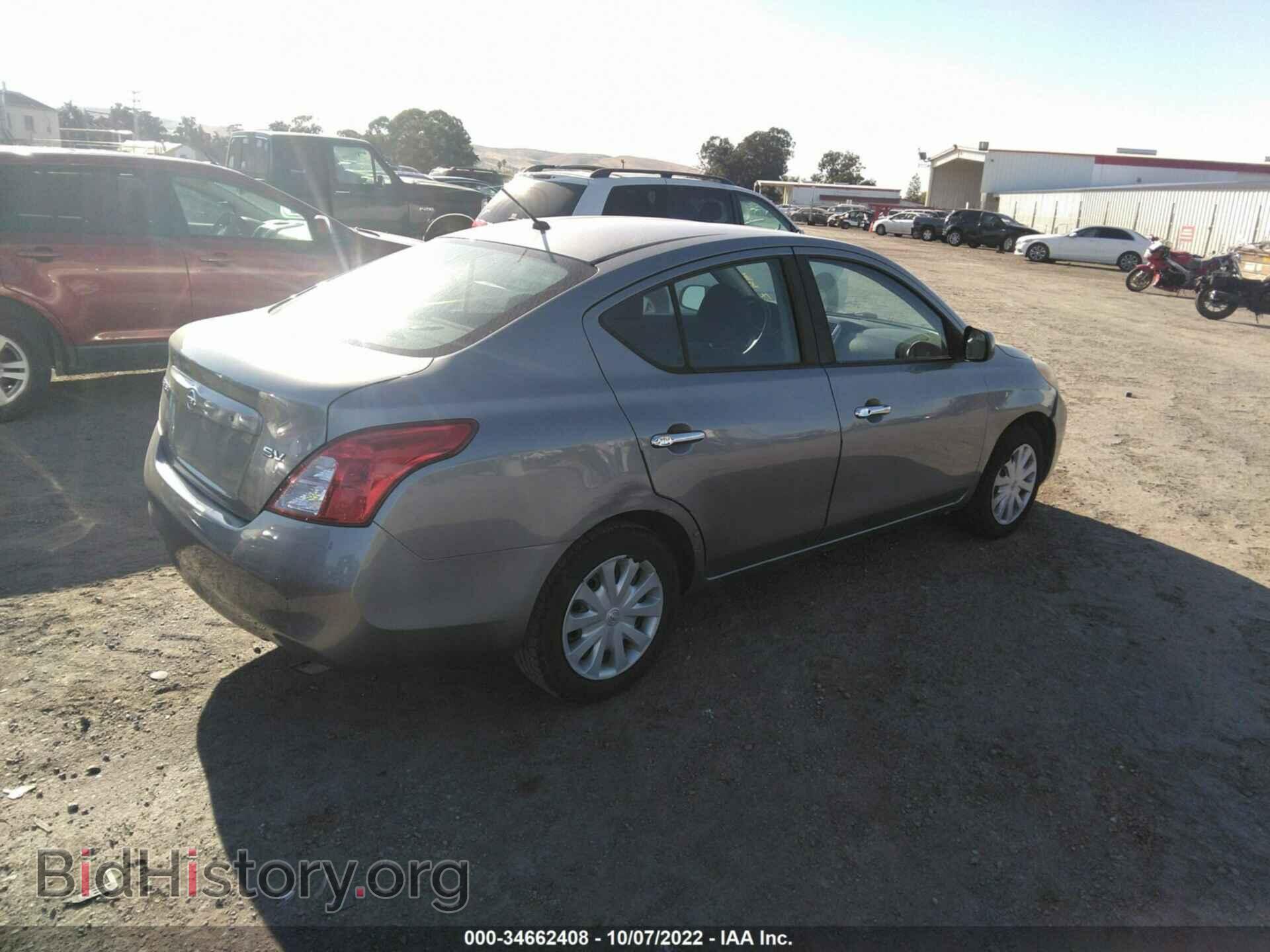 2012 NISSAN VERSA - VIN: 3N1CN7AP1CL813408 - Фото 4