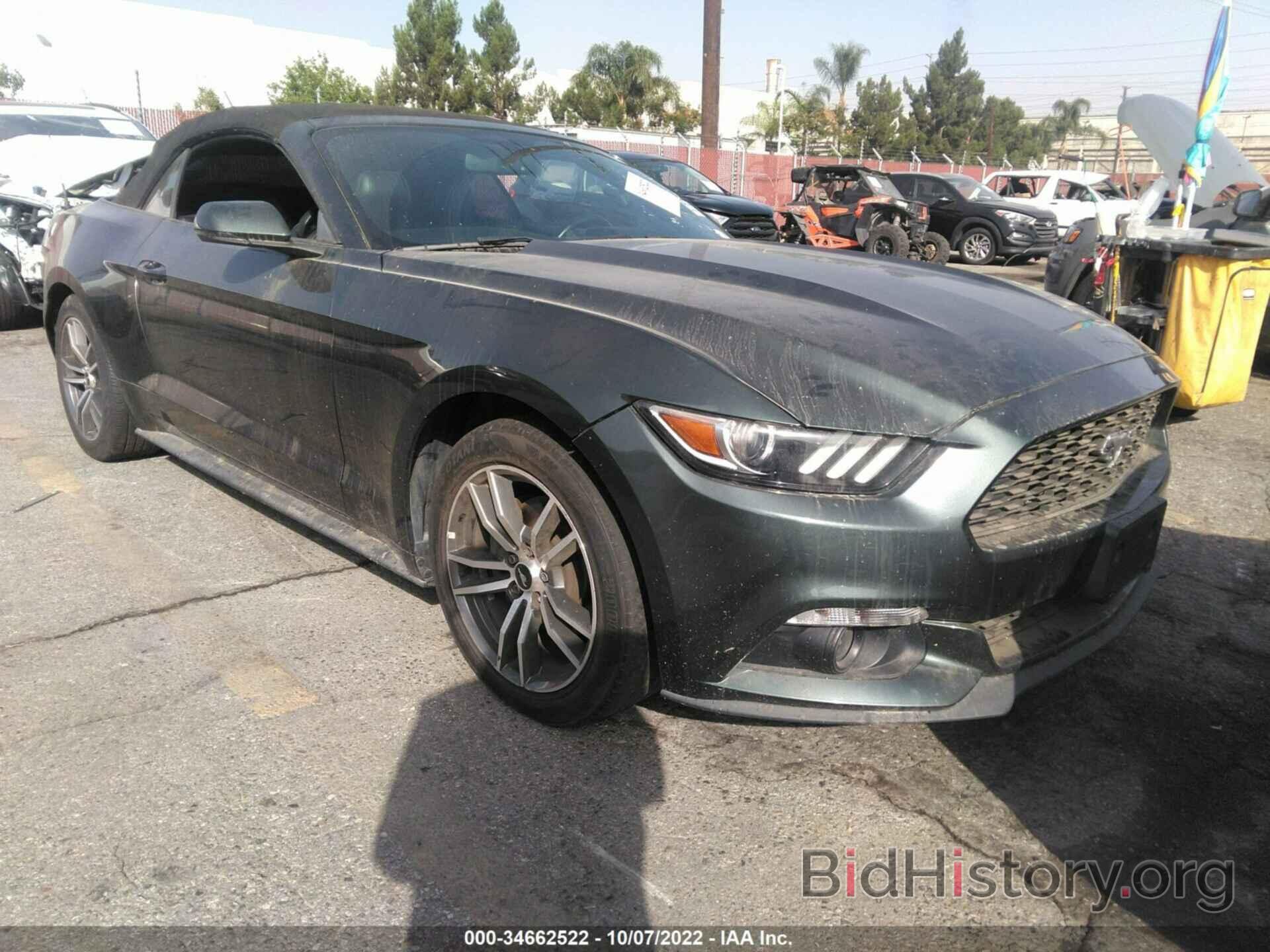 Photo 1FATP8UH7G5299609 - FORD MUSTANG 2016