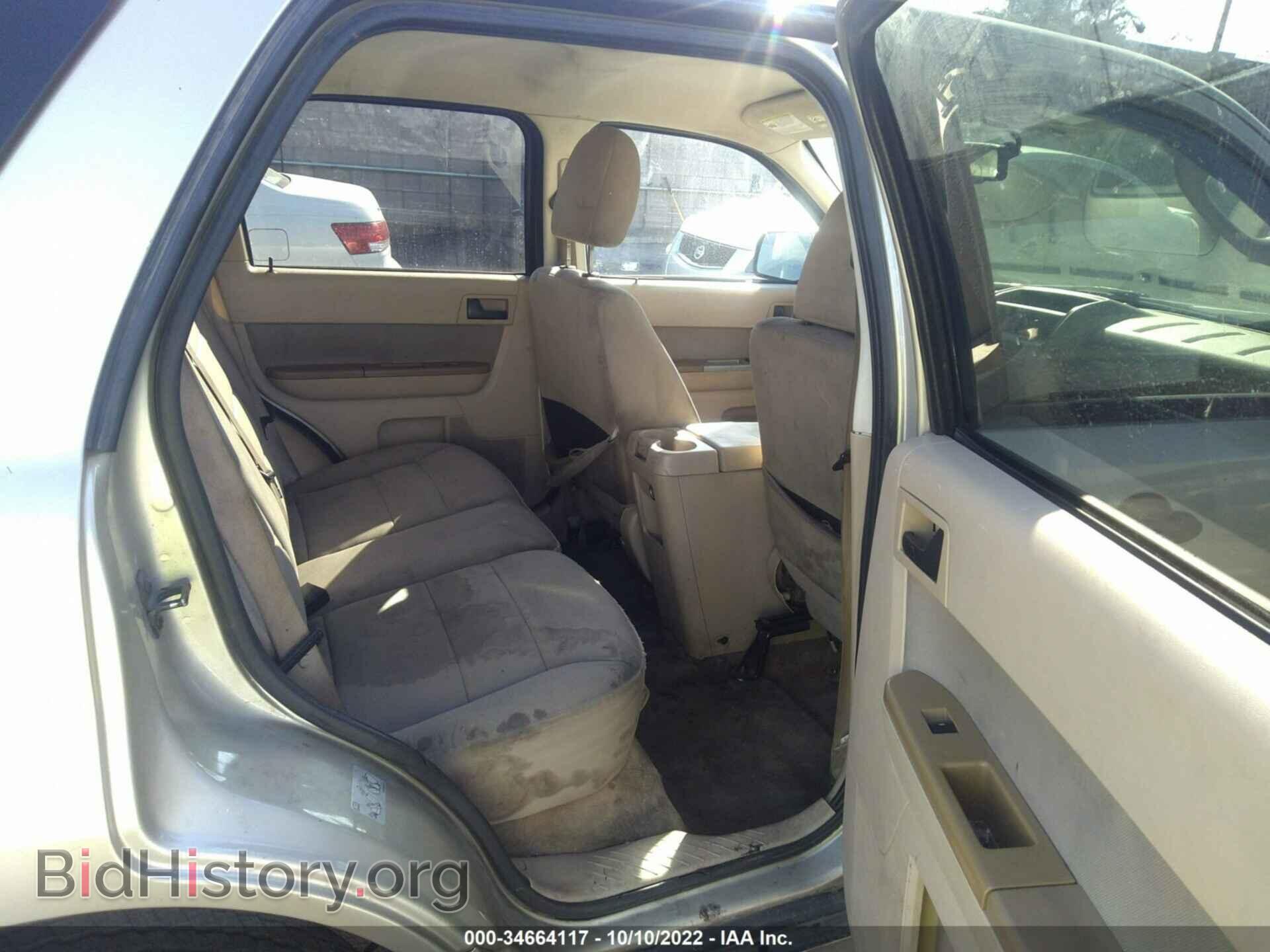 2010 FORD ESCAPE - VIN: 1FMCU0DG5AKC41921 - Фото 8