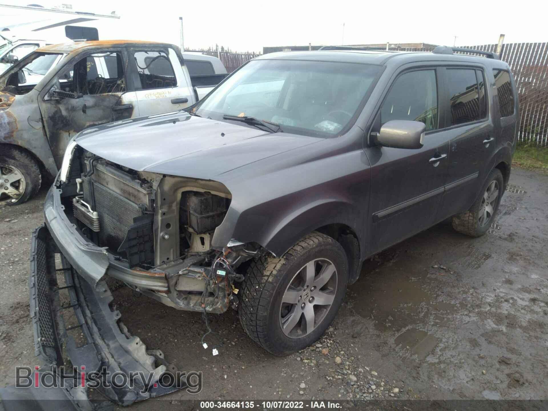 2012 HONDA PILOT - VIN: 5FNYF4H9XCB079582 - Photo 2