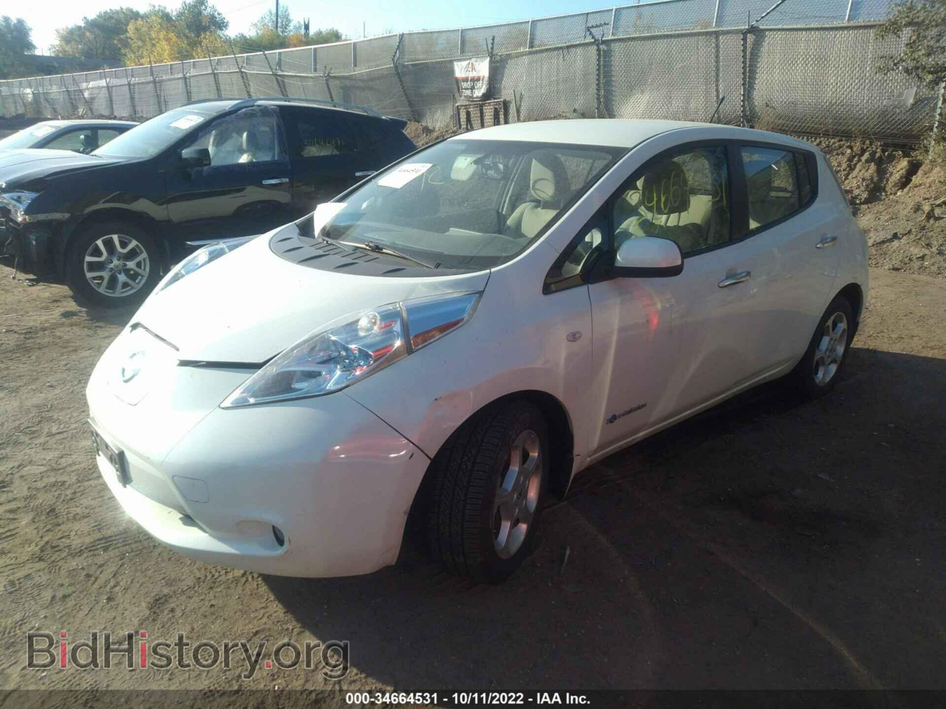 2012 NISSAN LEAF - VIN: JN1AZ0CP2CT025328 - Фото 2