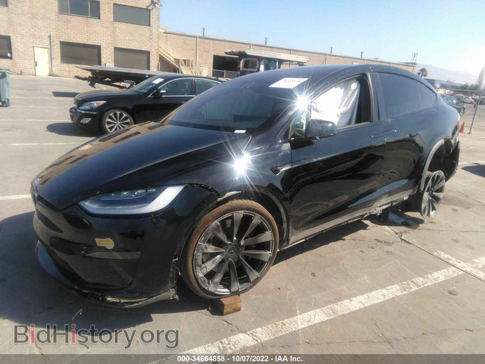 2022 TESLA MODEL X - VIN: 7SAXCBE65NF332610 - Photo 2