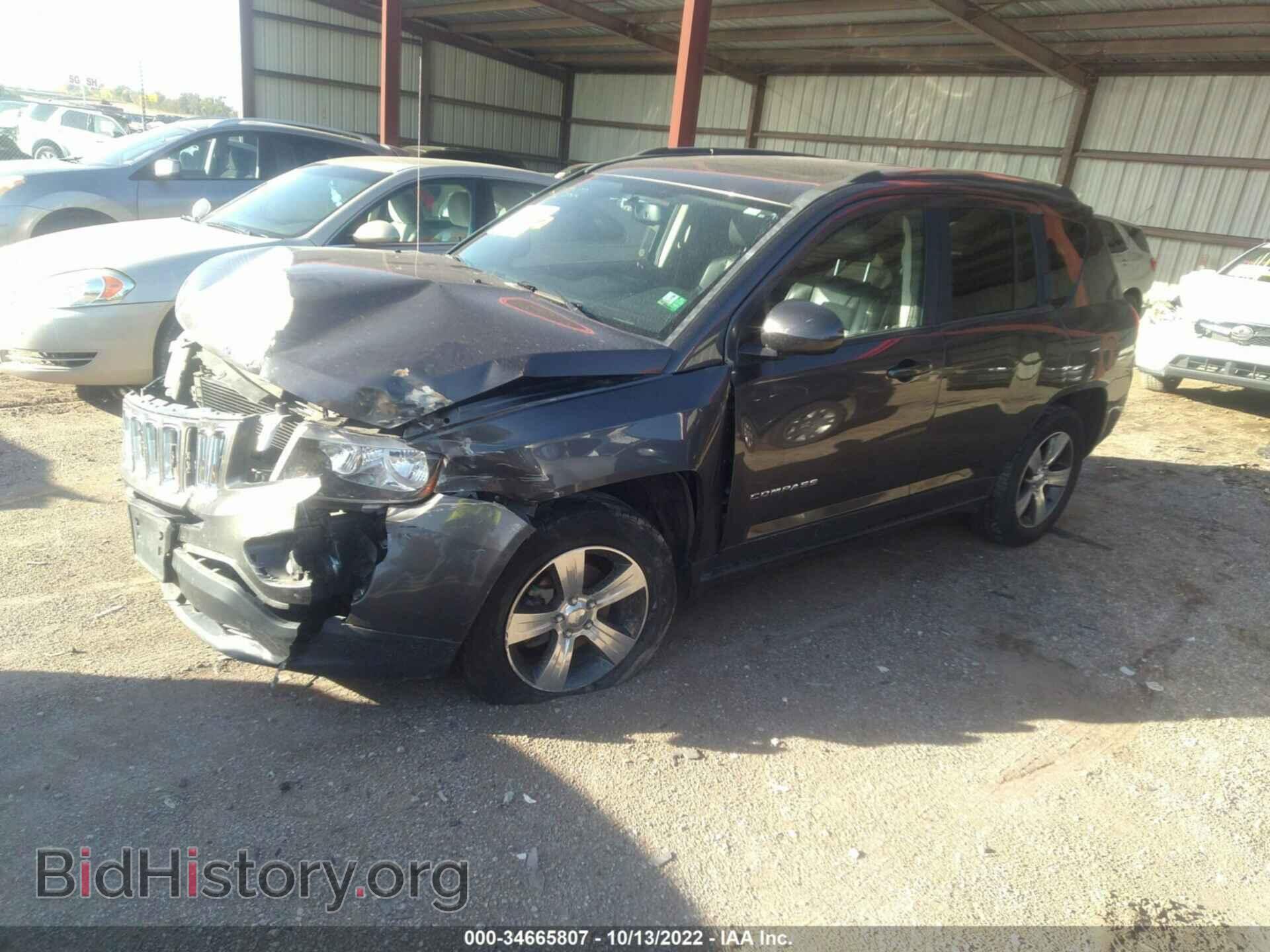 2016 JEEP COMPASS - VIN: 1C4NJDEB8GD573154 - Фото 2