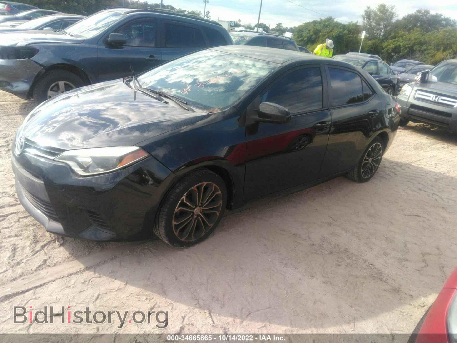 2014 TOYOTA COROLLA - VIN: 2T1BURHEXEC075352 - Фото 2