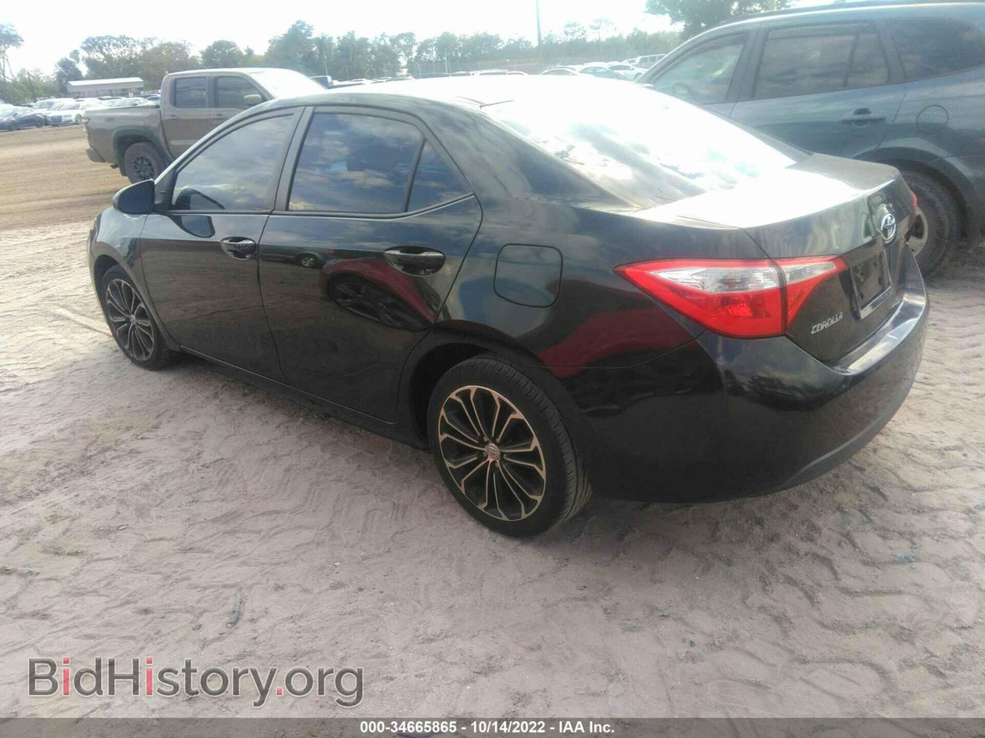 2014 TOYOTA COROLLA - VIN: 2T1BURHEXEC075352 - Фото 3