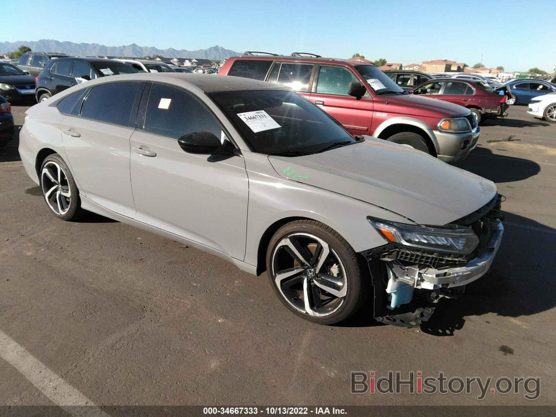 Photo 1HGCV1F32KA174222 - HONDA ACCORD SEDAN 2019