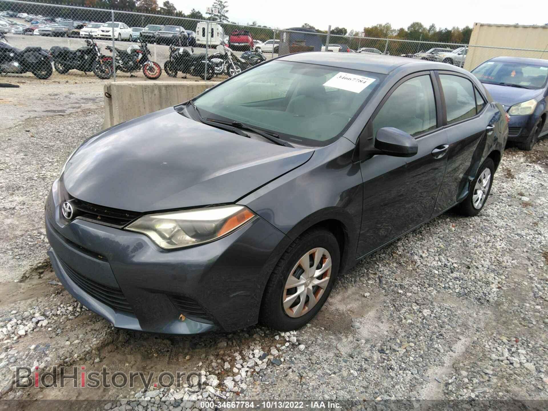 2014 TOYOTA COROLLA - VIN: 5YFBPRHE9EP011939 - Фото 2