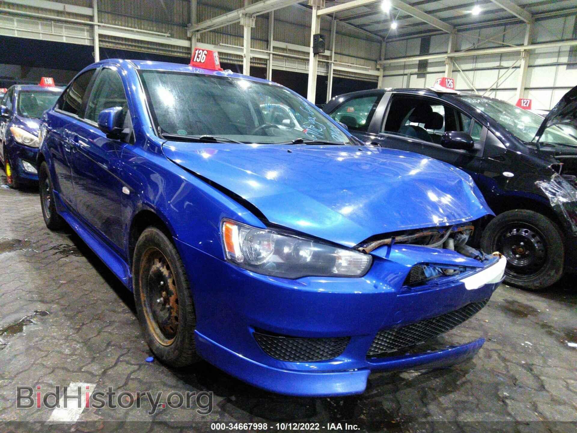 Photo 0032U2FU2CU605183 - MITSUBISHI LANCER 2012