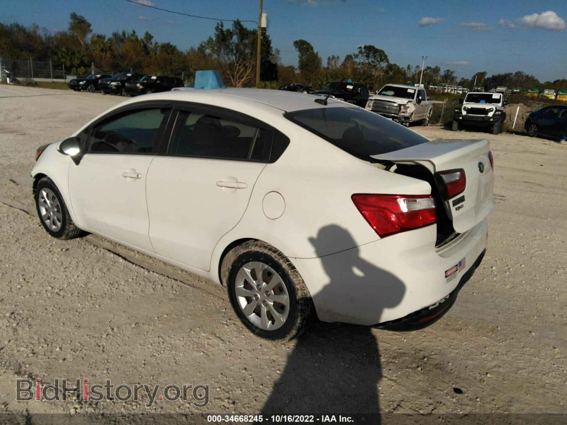 2014 KIA RIO - VIN: KNADM4A33E6373184 - Фото 3