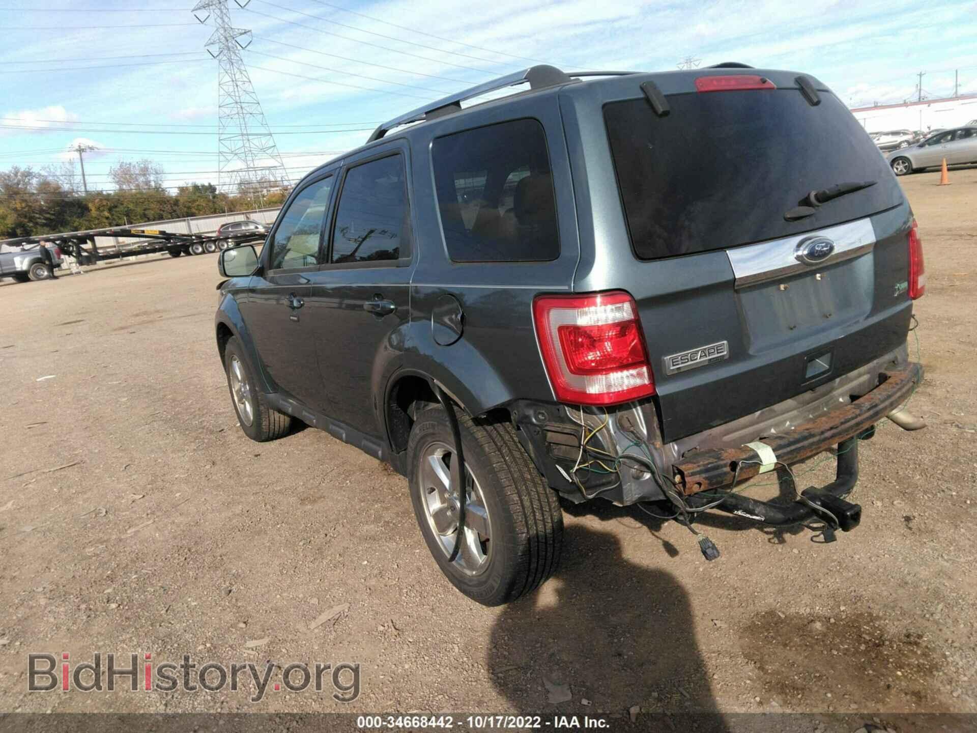 2011 FORD ESCAPE - VIN: 1FMCU9EG3BKB52482 - Фото 3
