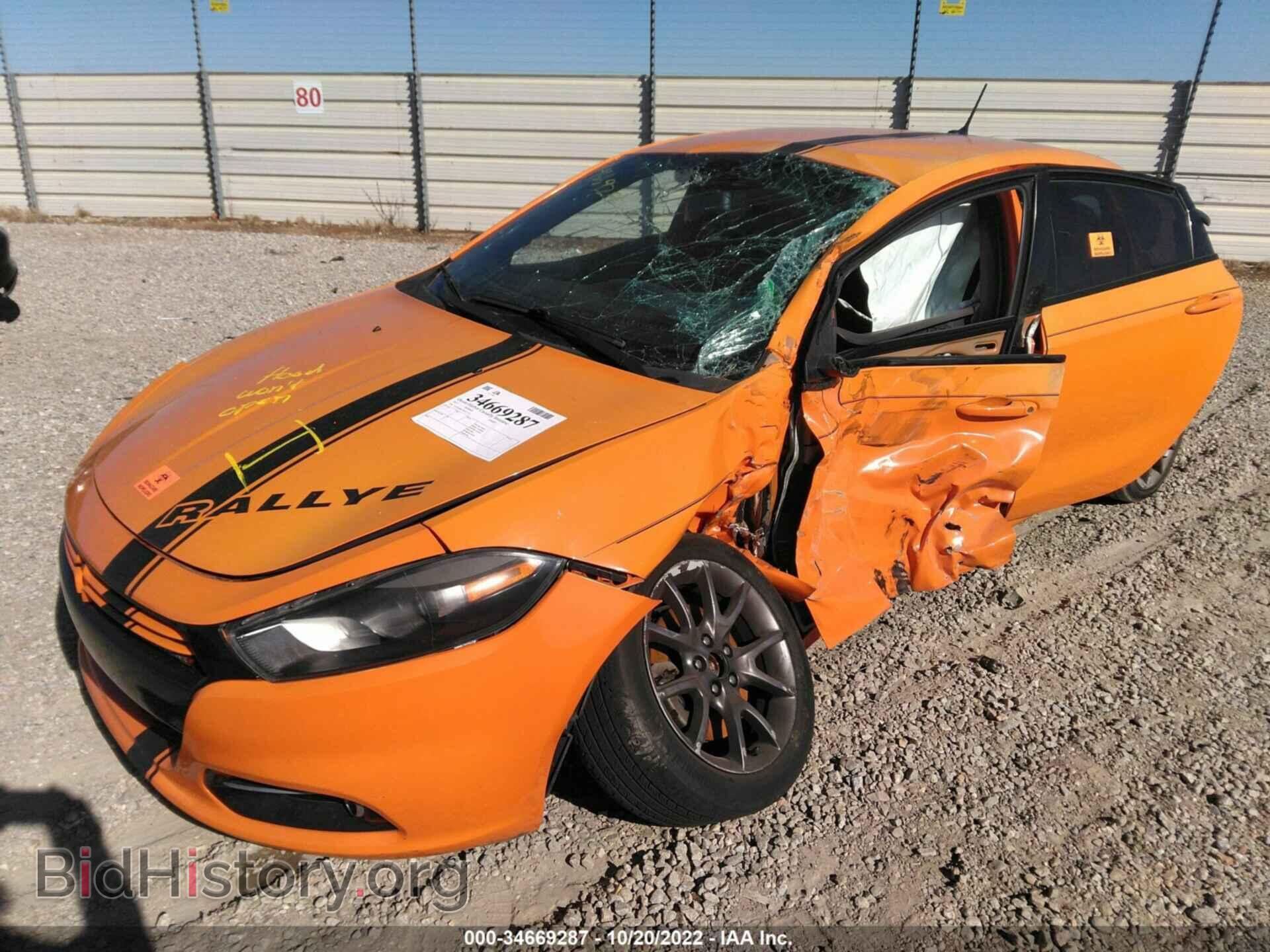 2013 DODGE DART - VIN: 1C3CDFBA7DD171521 - Photo 2