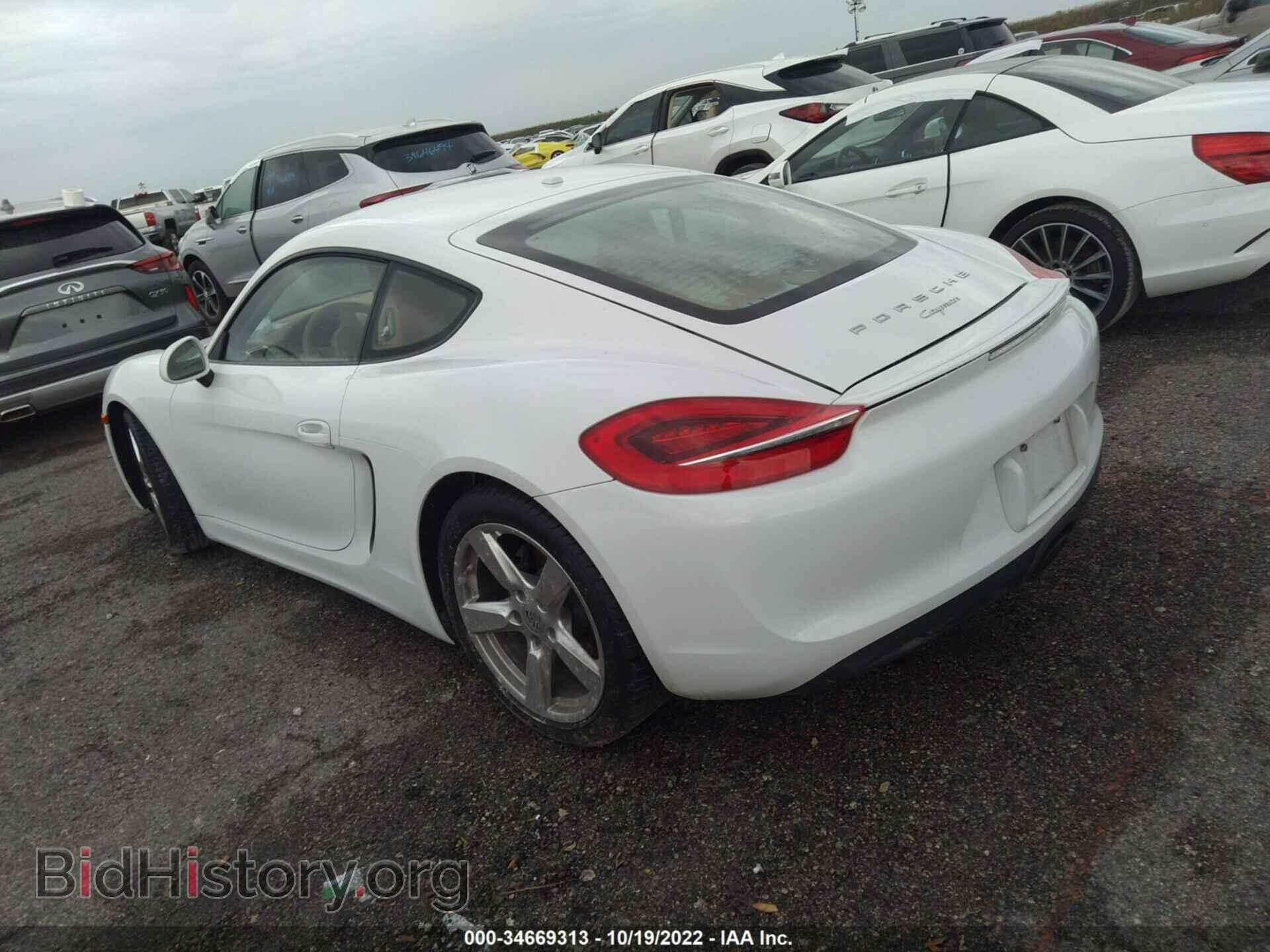 2015 PORSCHE CAYMAN - VIN: WP0AA2A81FK160063 - Фото 3