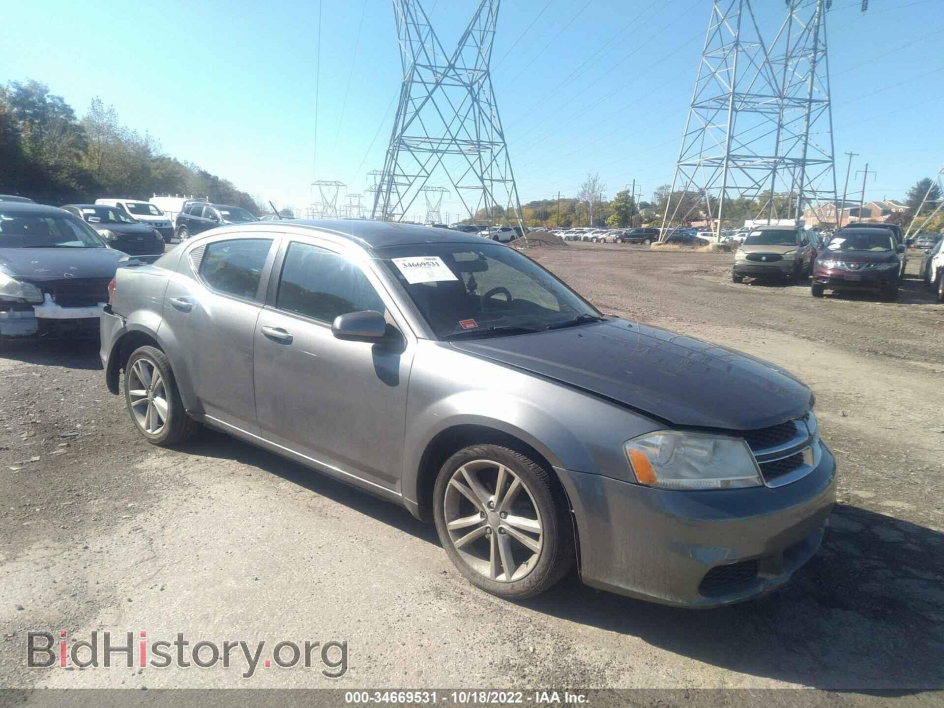 Photo 1C3CDZCB2CN312352 - DODGE AVENGER 2012