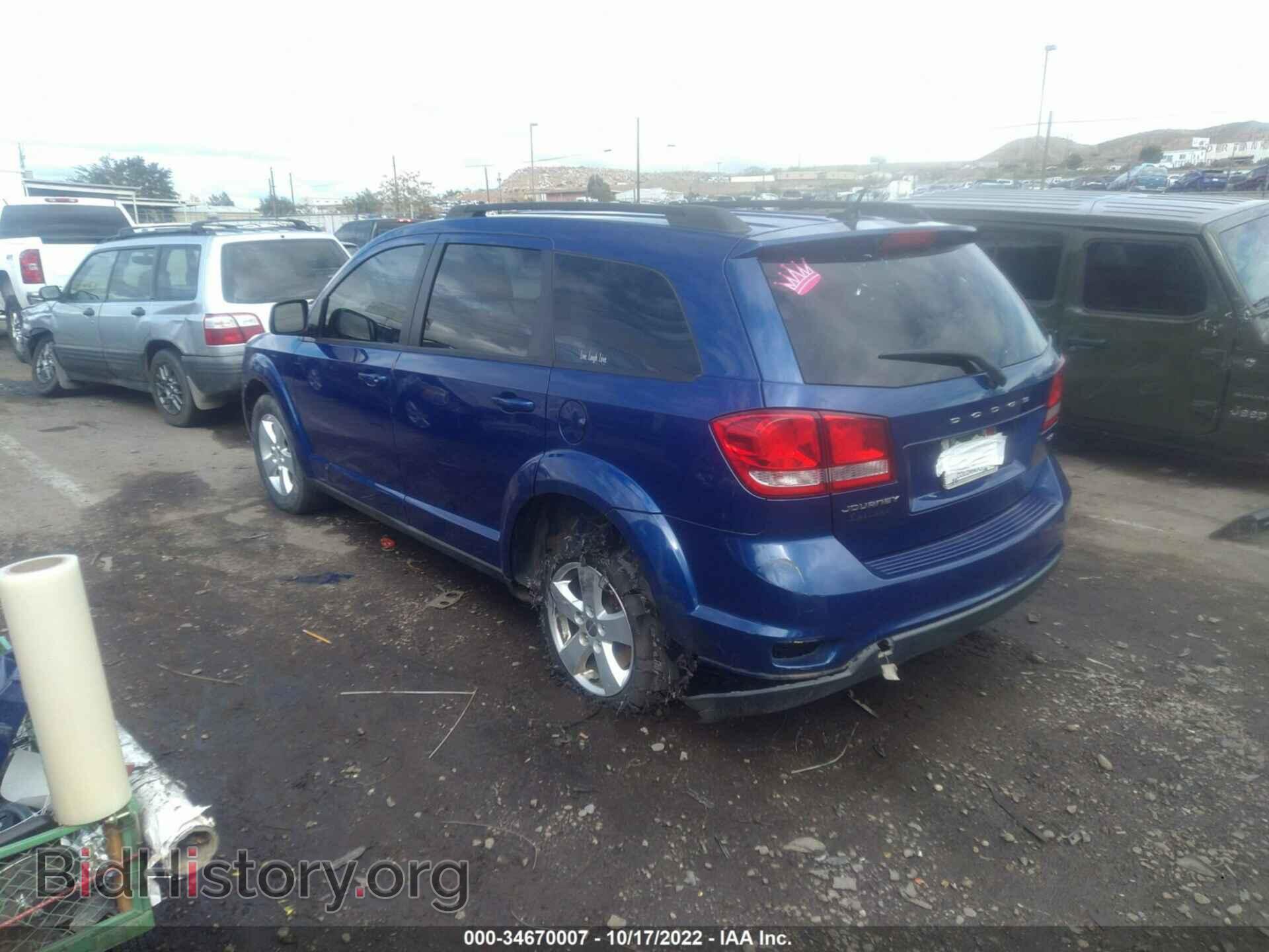 2012 DODGE JOURNEY - VIN: 3C4PDCBB8CT394390 - Фото 3