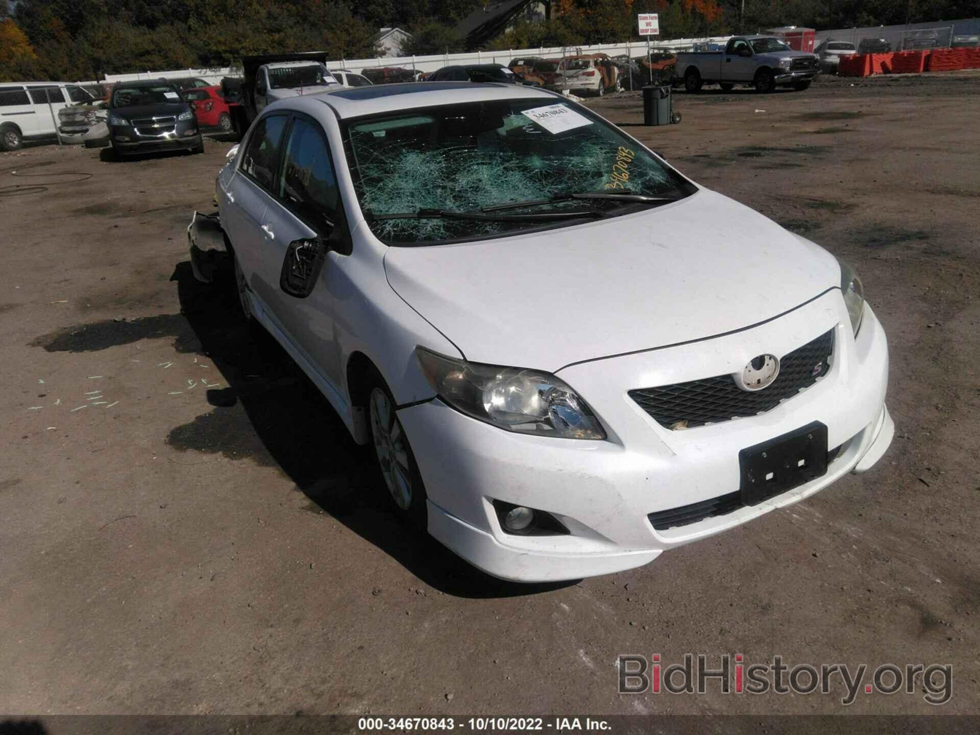 Photo 2T1BU40E89C036568 - TOYOTA COROLLA 2009