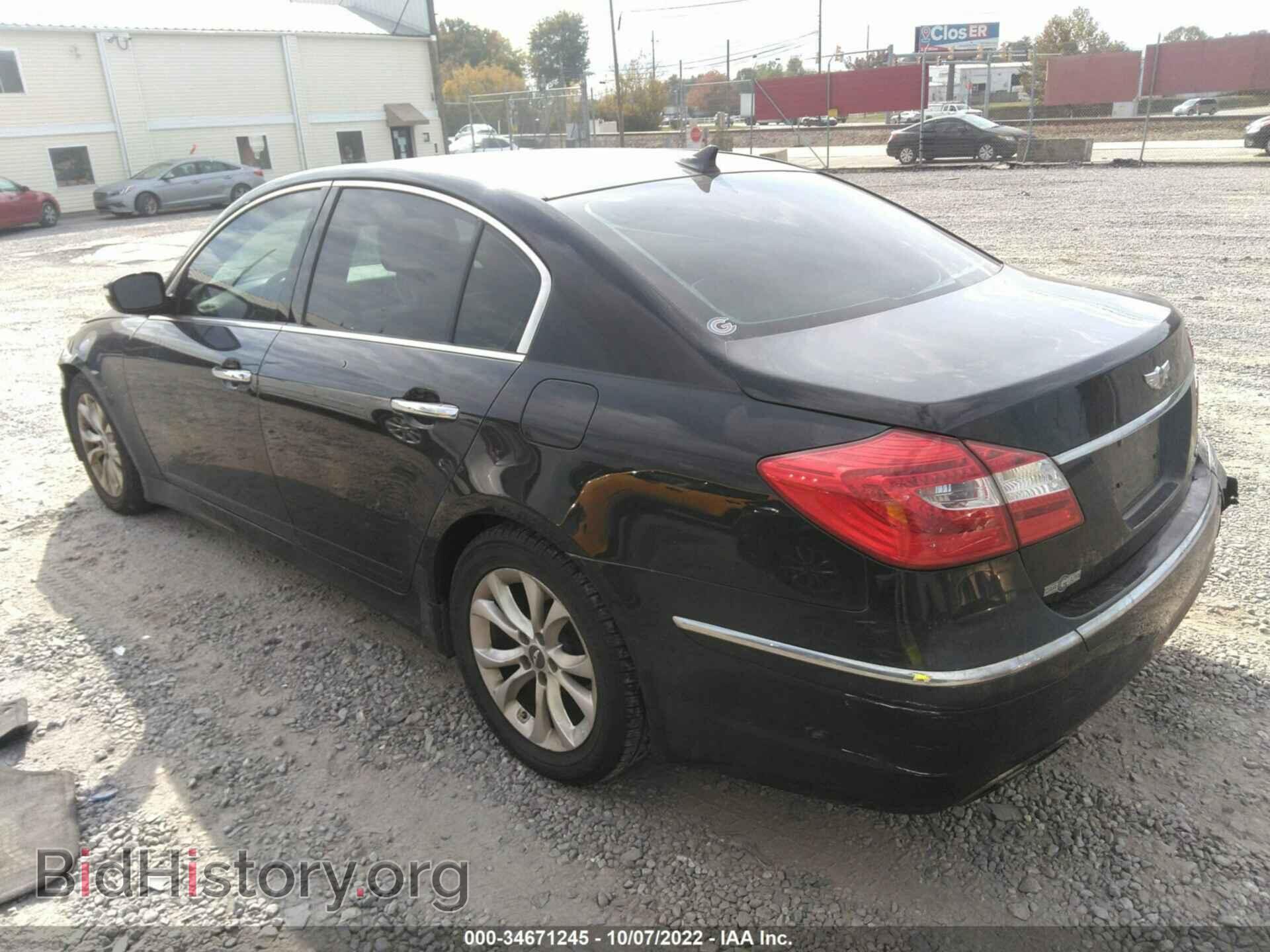 2013 HYUNDAI GENESIS - VIN: KMHGC4DDXDU228141 - Фото 3