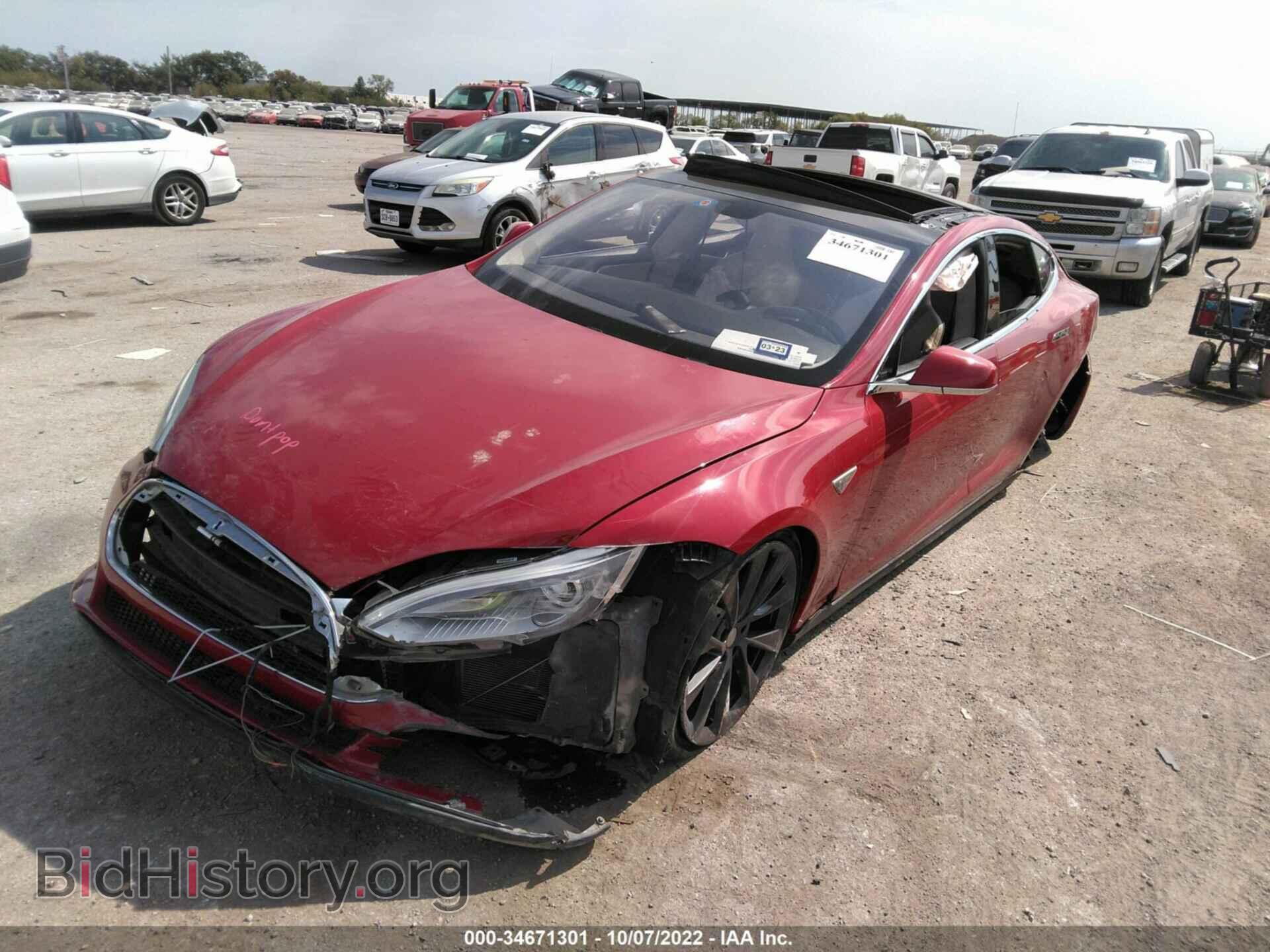 2013 TESLA MODEL S - VIN: 5YJSA1DP8DFP09950 - Фото 2