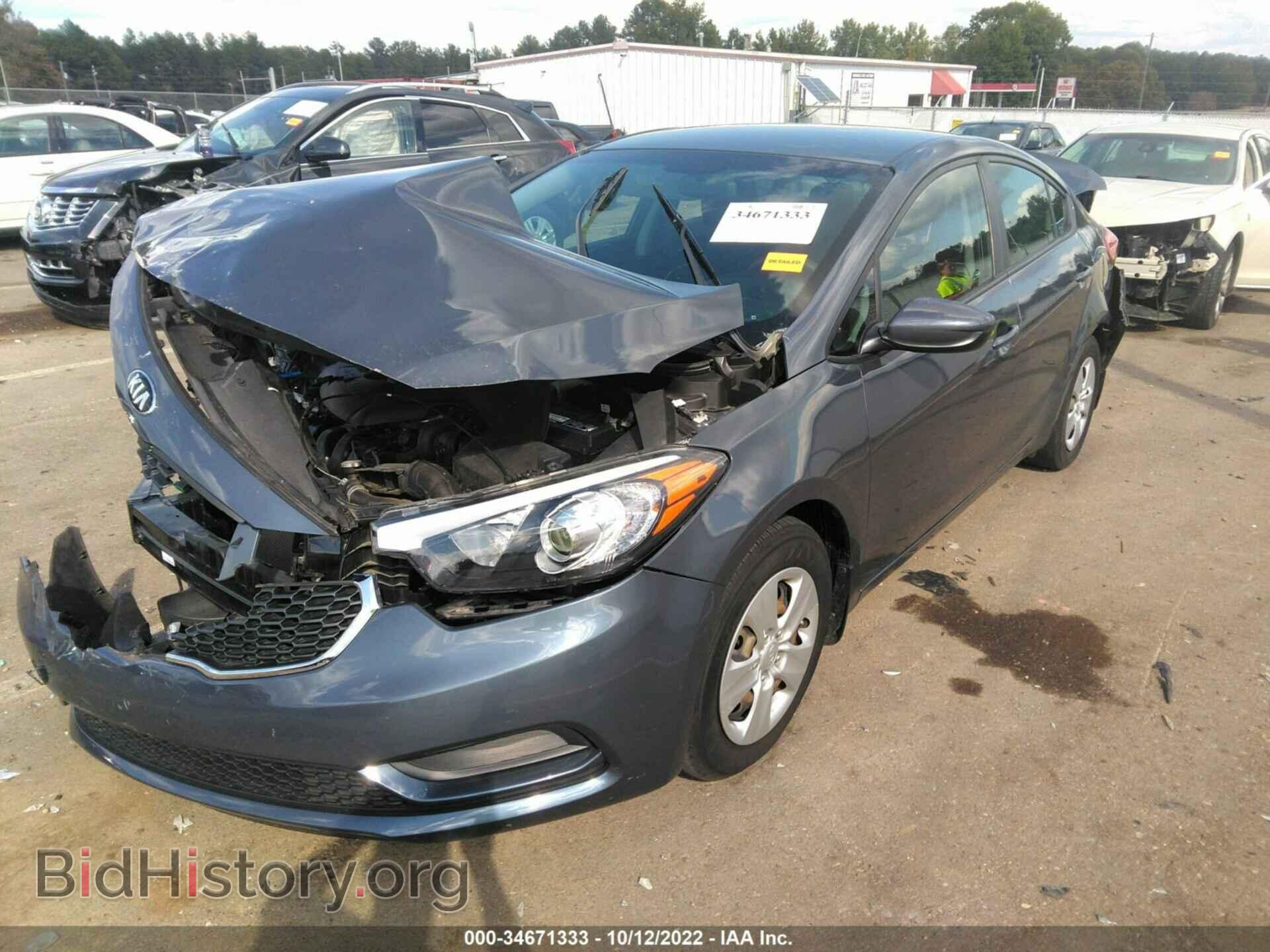 2016 KIA FORTE - VIN: KNAFK4A67G5584549 - Фото 2