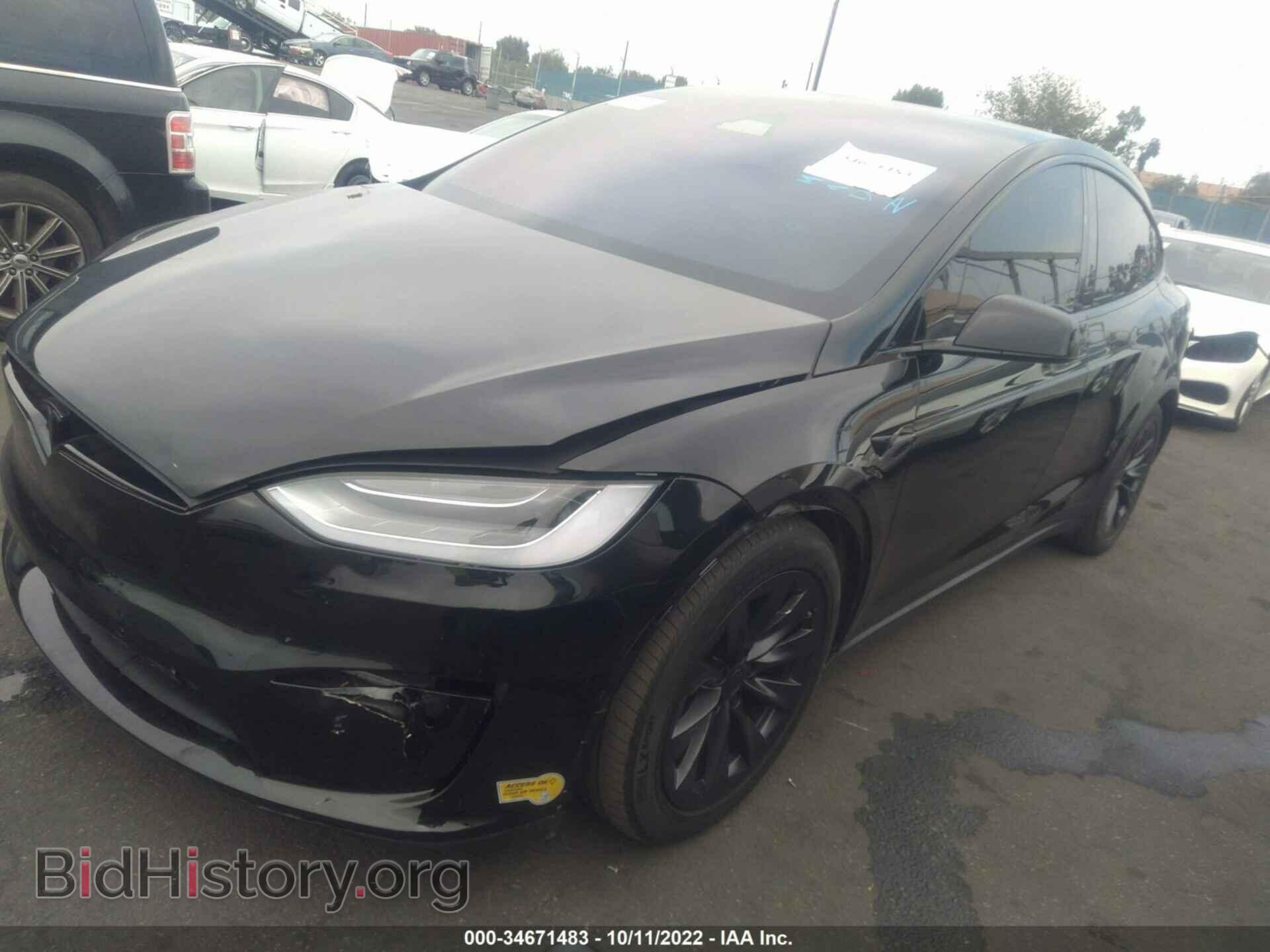 2022 TESLA MODEL X - VIN: 7SAXCBE69NF329483 - Photo 2