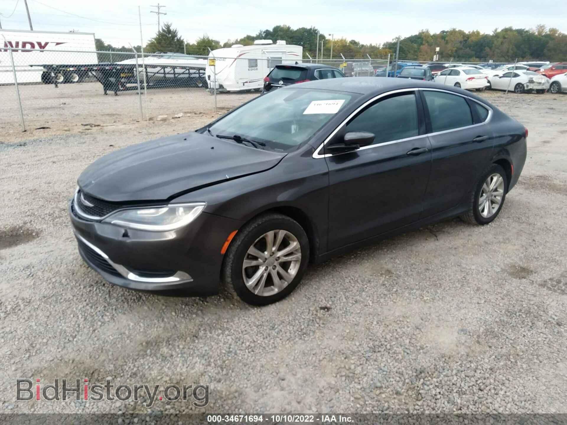 2015 CHRYSLER 200 - VIN: 1C3CCCAB3FN751230 - Фото 2