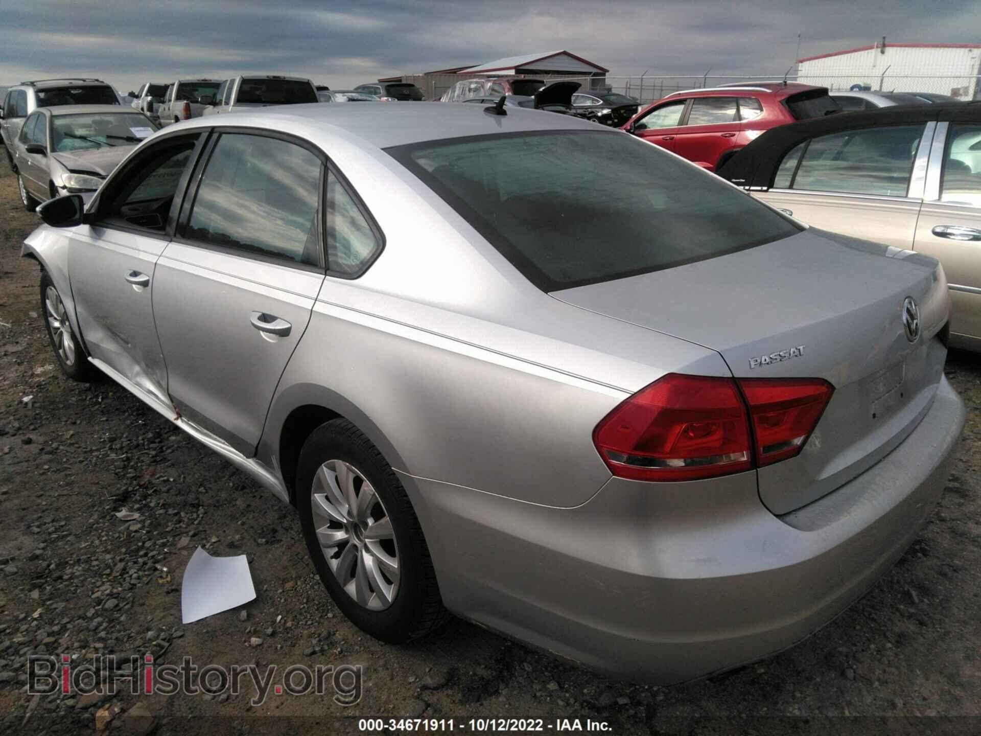 2012 VOLKSWAGEN PASSAT - VIN: 1VWAP7A30CC006575 - Фото 3