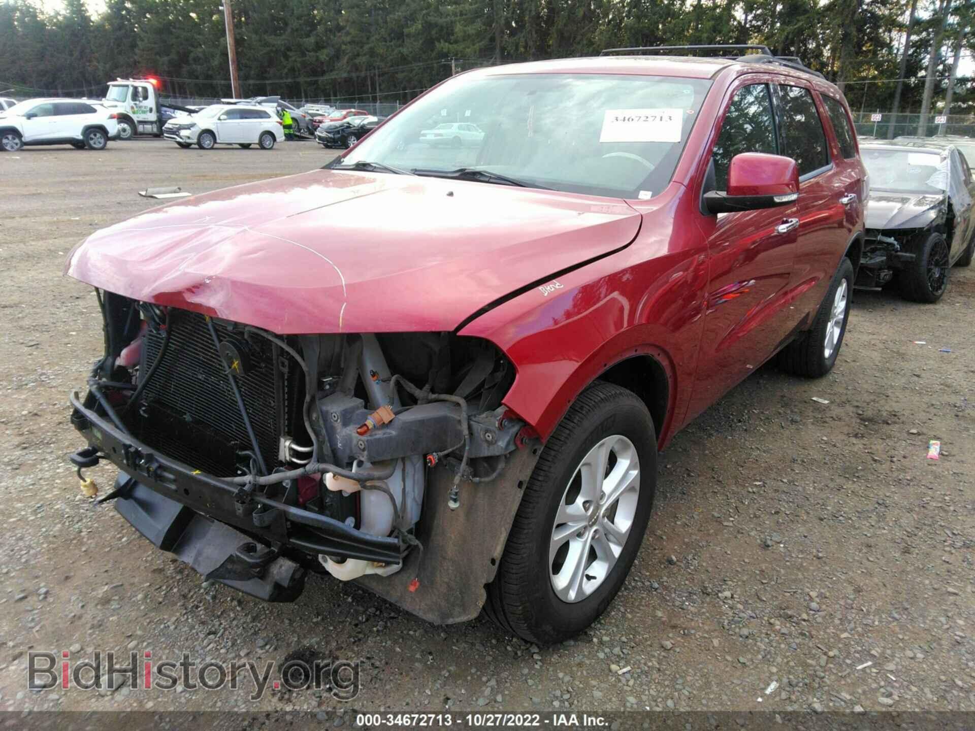 2013 DODGE DURANGO - VIN: 1C4RDJDG6DC675851 - Фото 2