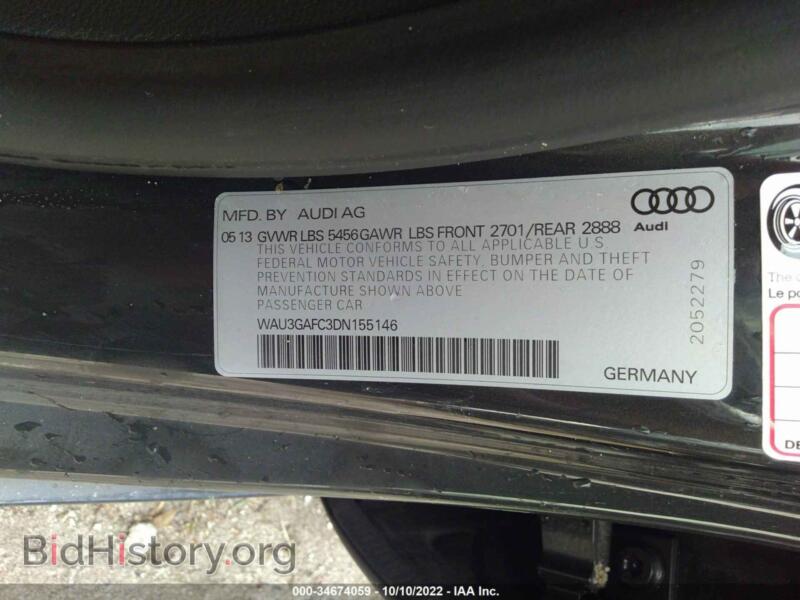 2013 Audi A7 (VIN WAU3GAFC3DN155146) — фото 9 из 10