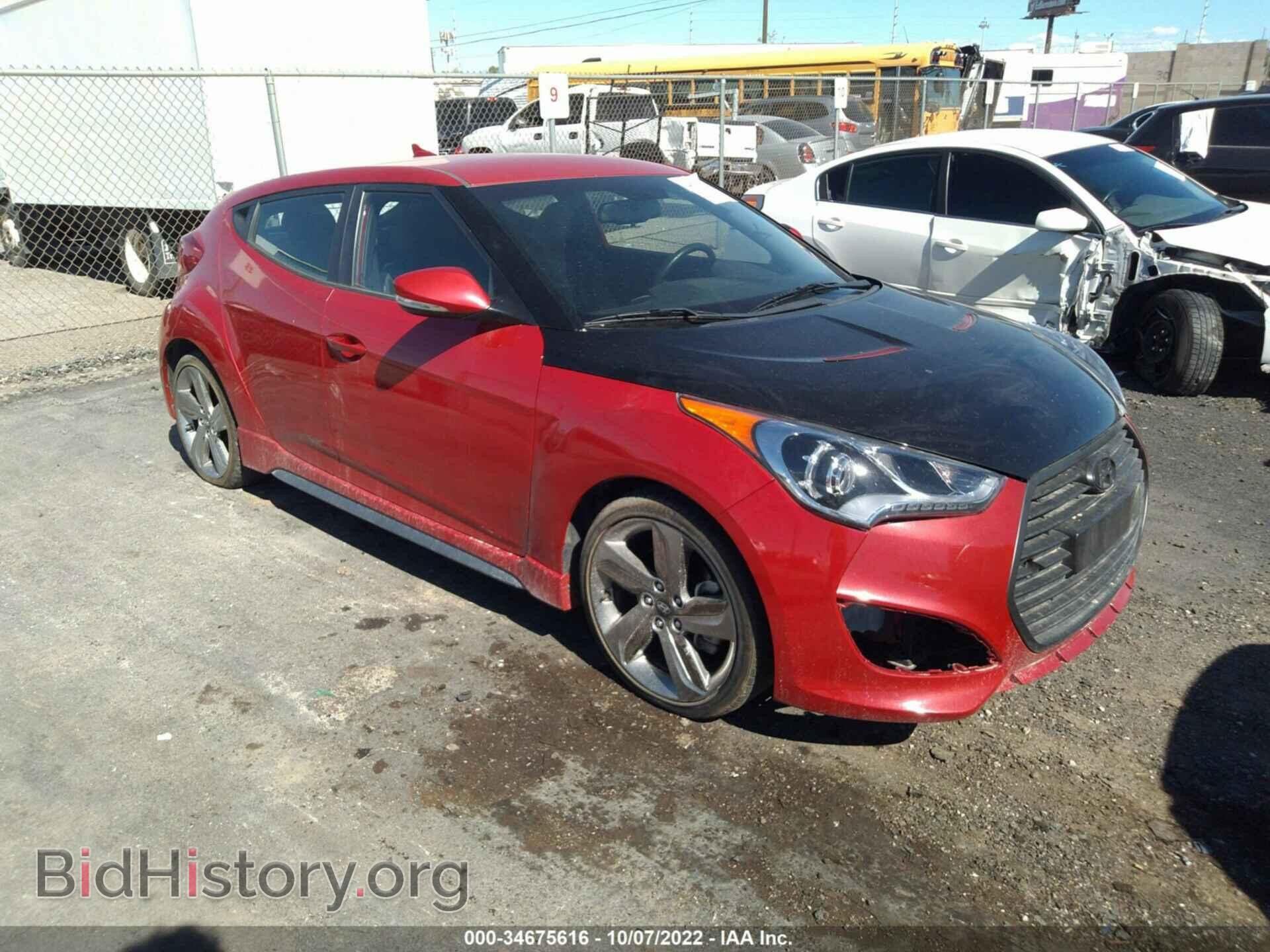 Photo KMHTC6AE5DU096932 - HYUNDAI VELOSTER 2013