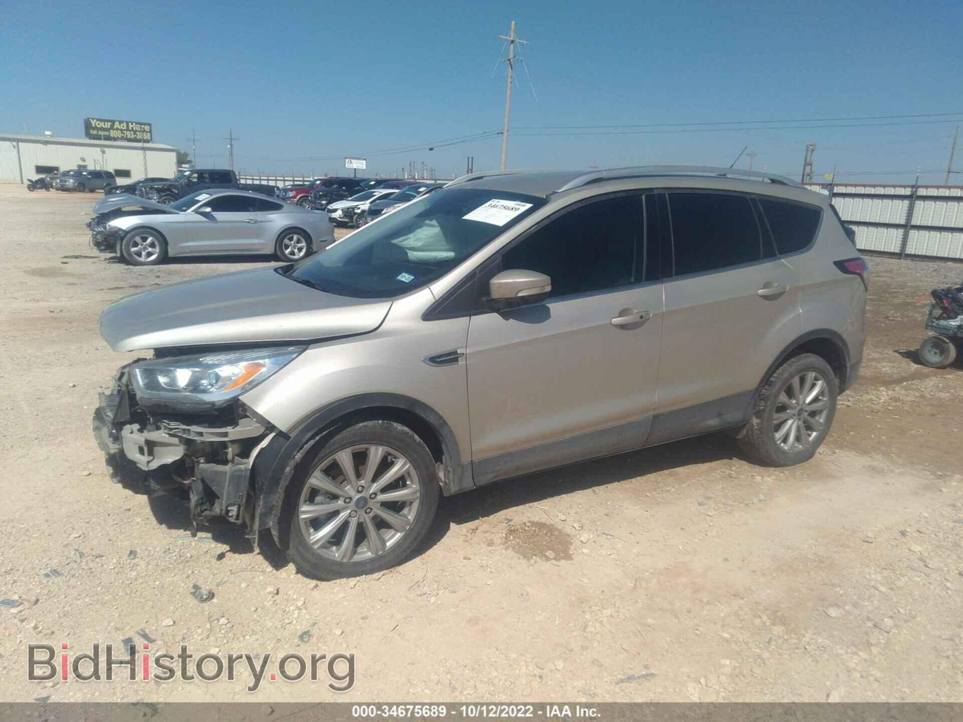2017 FORD ESCAPE - VIN: 1FMCU0J98HUD40639 - Фото 2